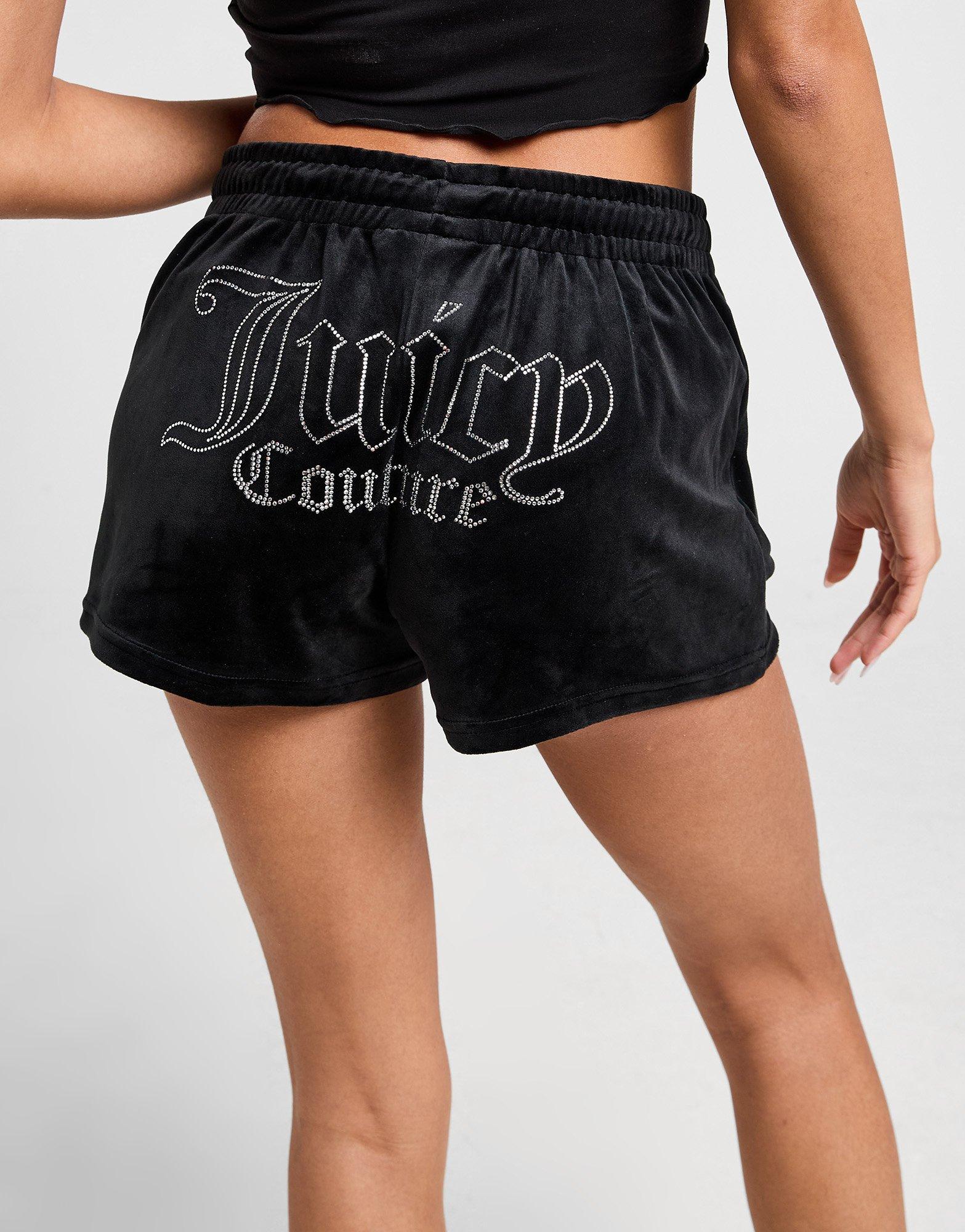 JUICY COUTURE 関税込 ディアマンテ JC ロゴ ショーツ Black JUICY COUTURE Diamante JC Logo Shorts - JD Sports Global