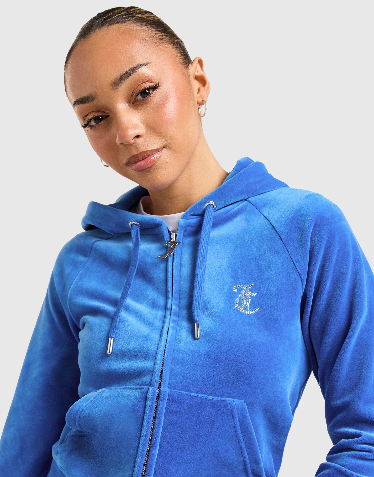 JUICY COUTURE Diamante JC Logo Hoodie
