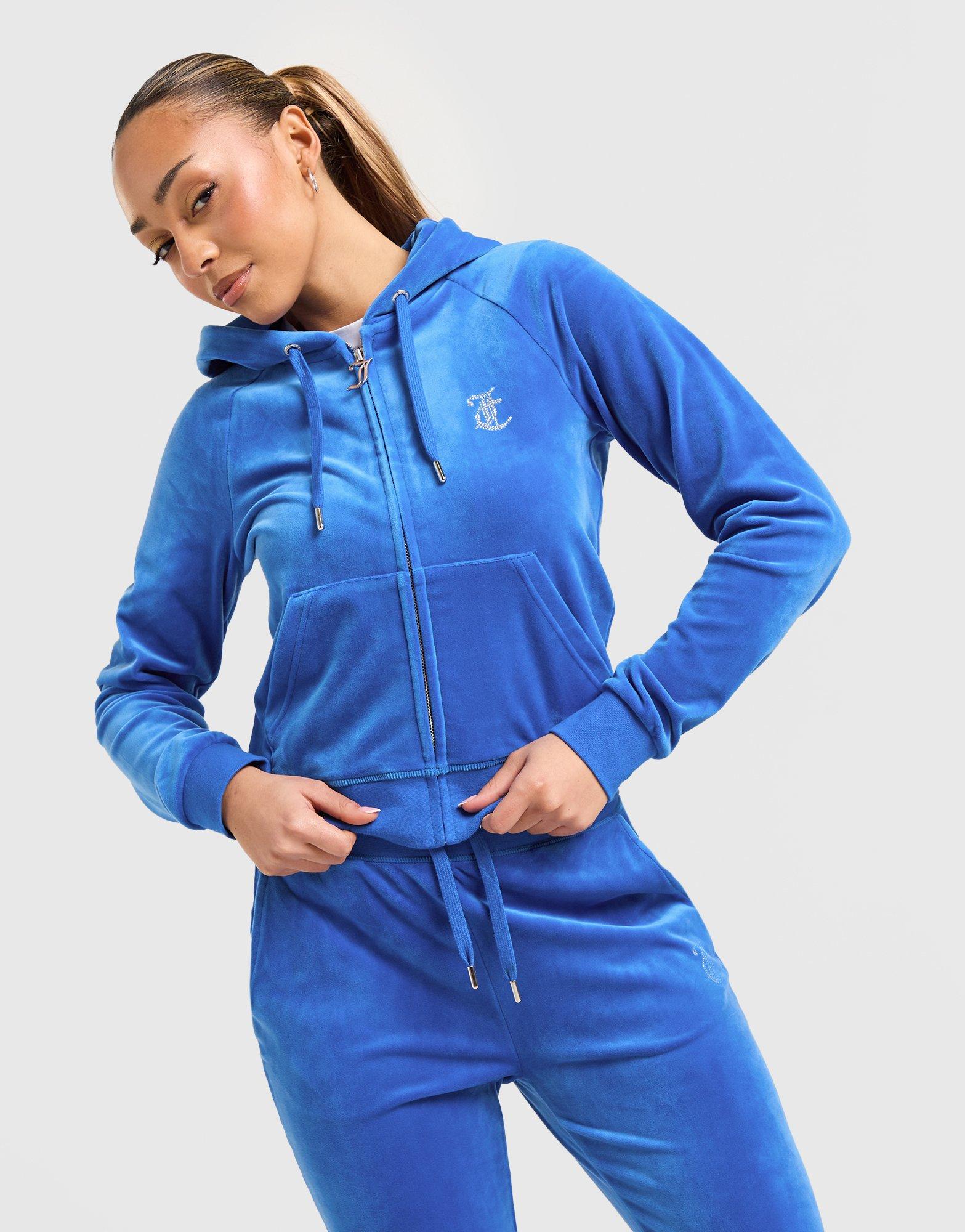 JUICY COUTURE Diamante JC Logo Hoodie