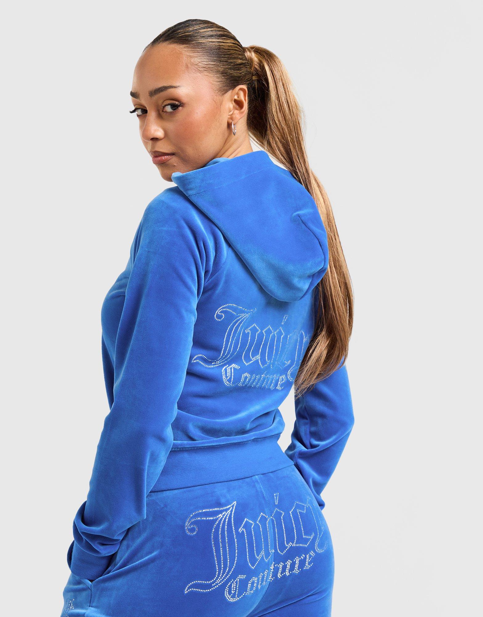 JUICY COUTURE Diamante JC Logo Hoodie