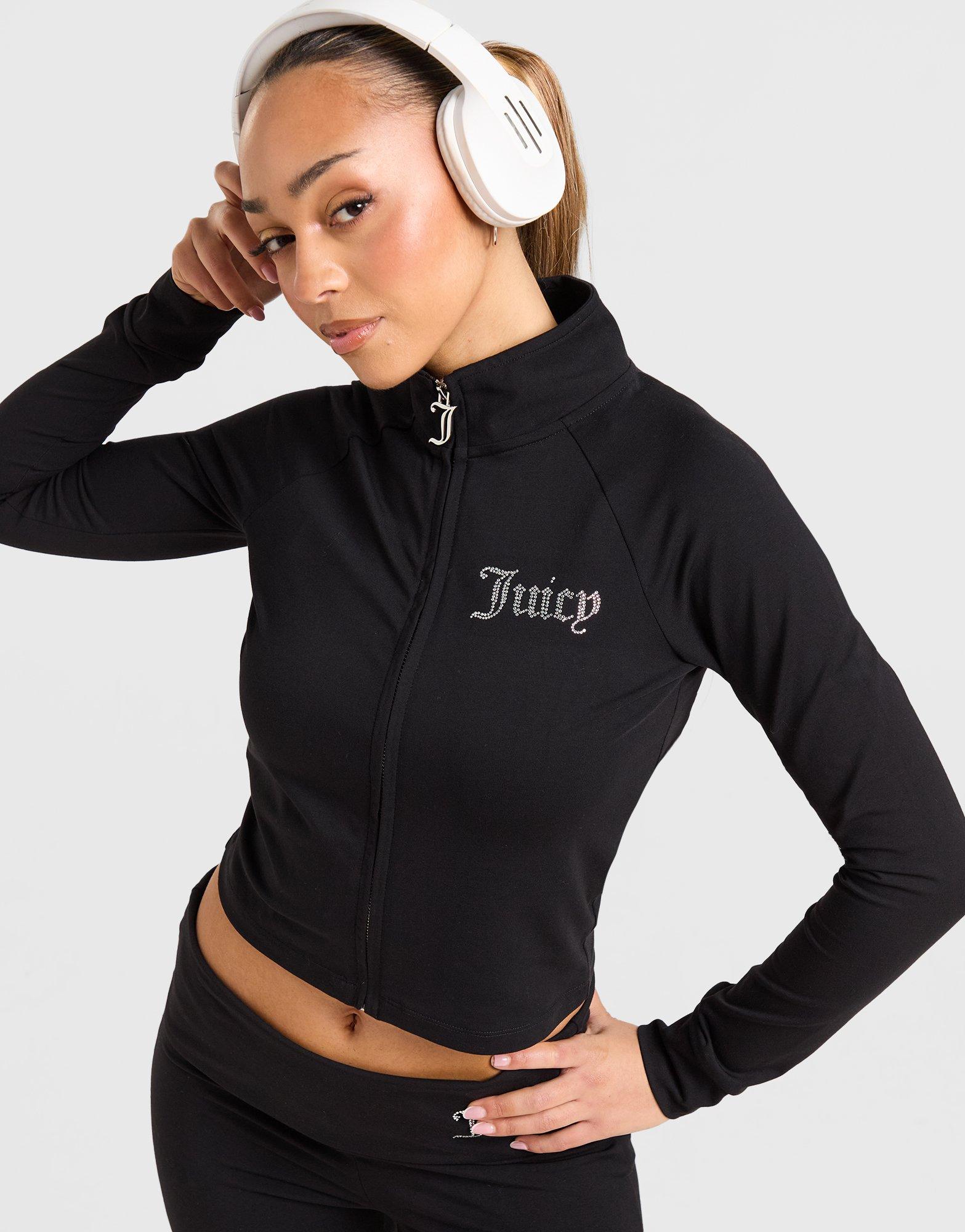 JUICY COUTURE Felpa Full Zip Fitted Diamante