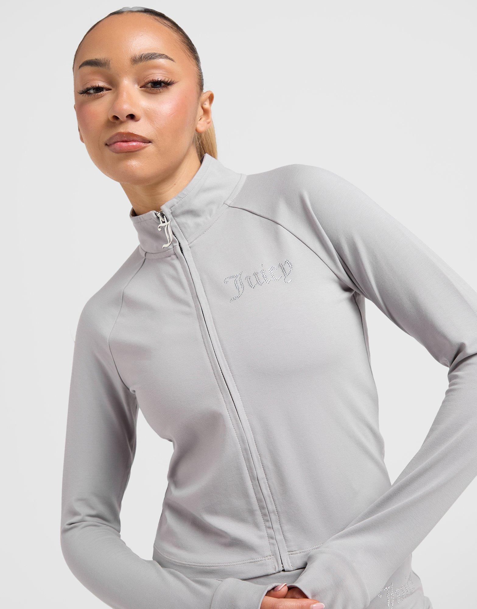 JUICY COUTURE Diamante Fitted Full Zip Top