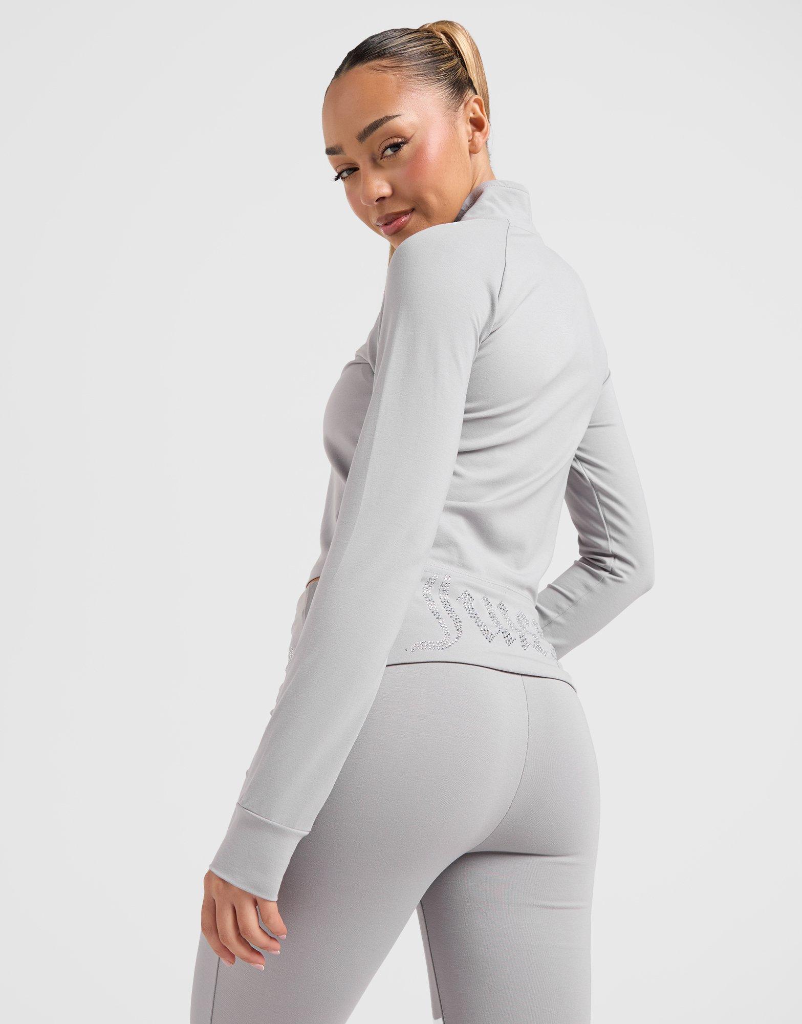 JUICY COUTURE Diamante Fitted Full Zip Top