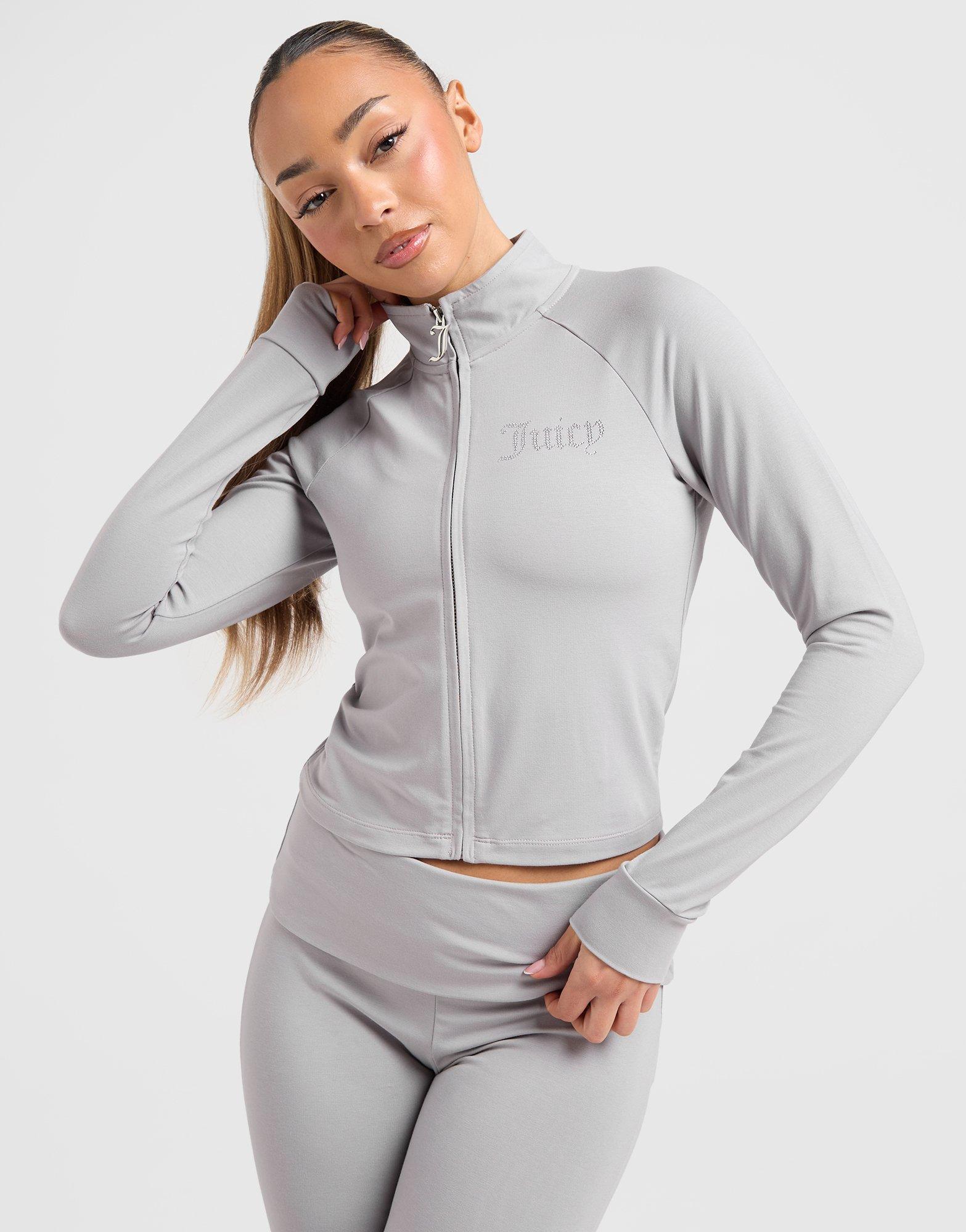 JUICY COUTURE Felpa Full Zip Fitted Diamante