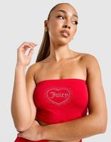 JUICY COUTURE Top Bandeau Diamante Heart Logo