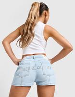 JUICY COUTURE Diamante Logo Denim Pantaloncino