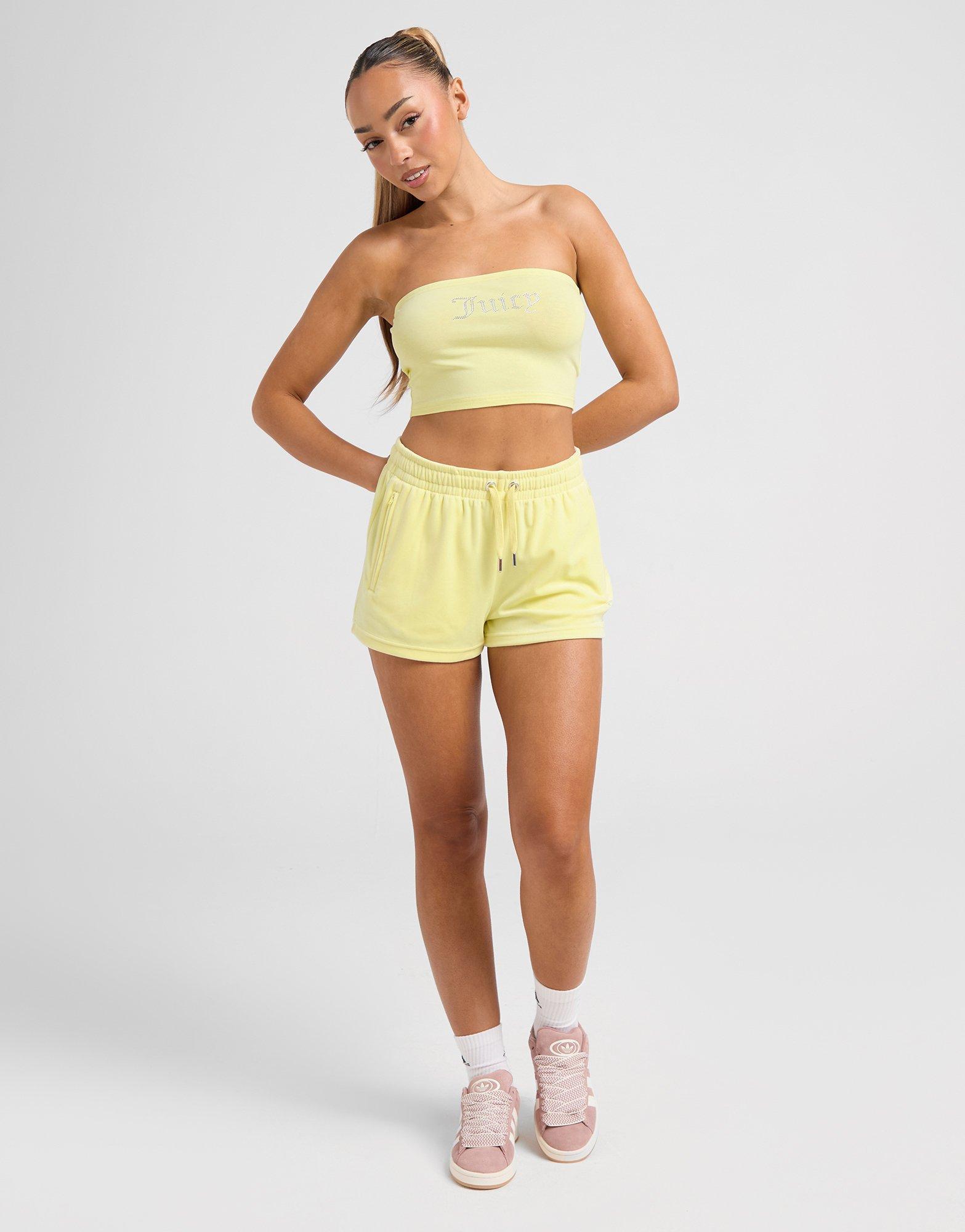 JUICY COUTURE Diamante Logo Bandeau Top