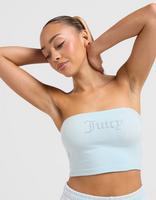 JUICY COUTURE Top a Fascia Diamante Logo