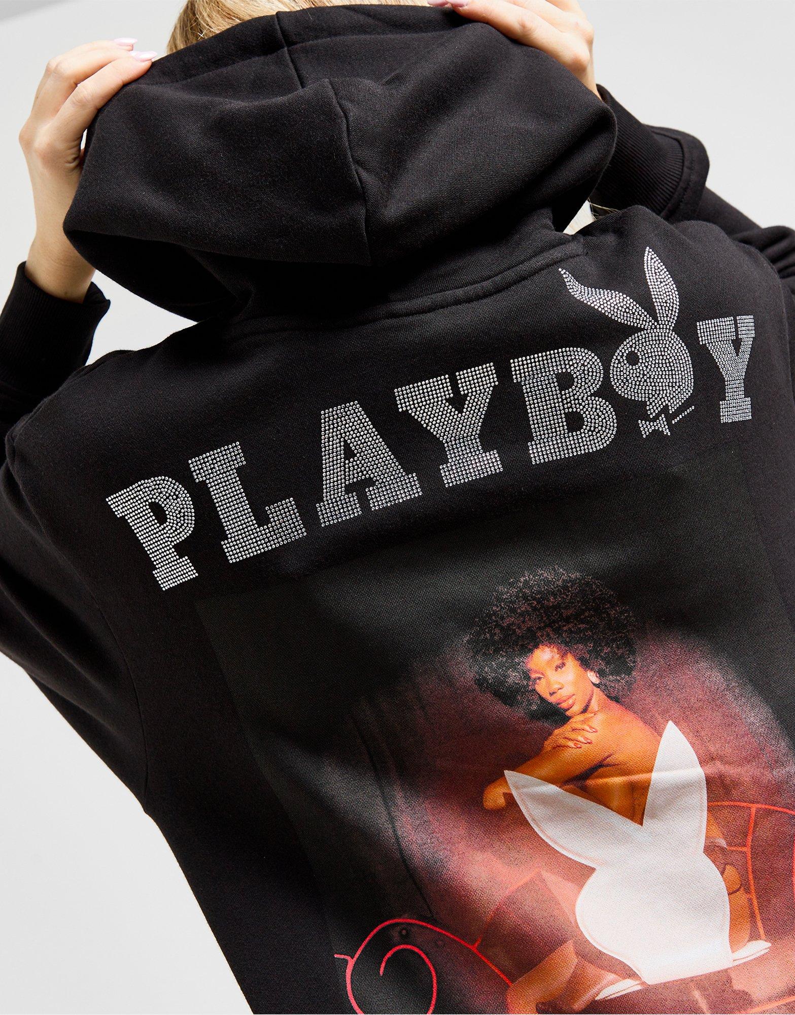 Playboy Chair Graphic Diamante Logo Hoodie