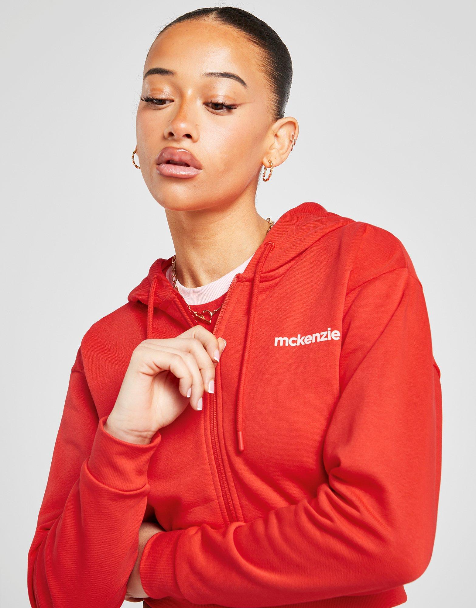 McKenzie French Terry Crop Full Zip Hoodie