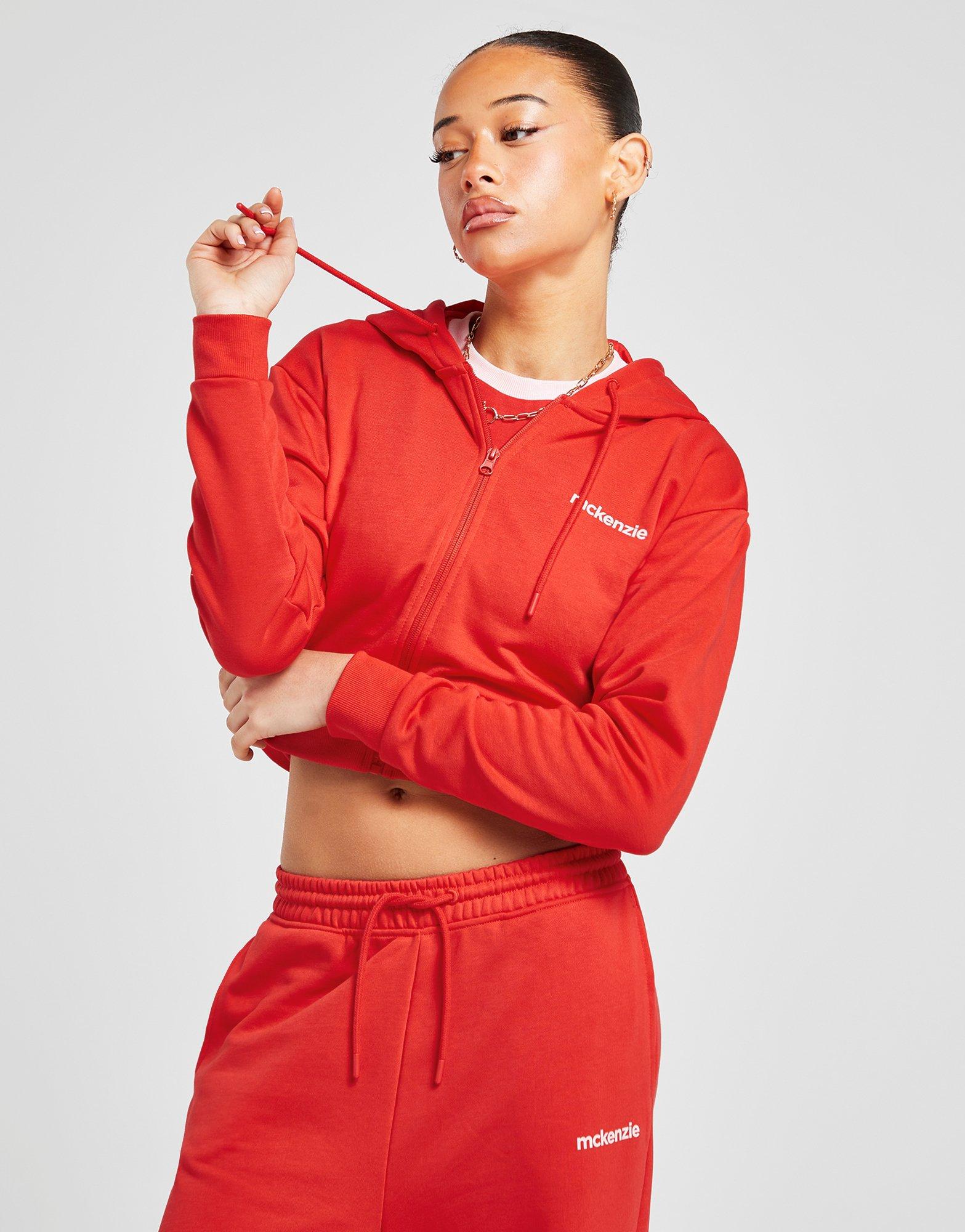 McKenzie French Terry Crop Full Zip Hoodie