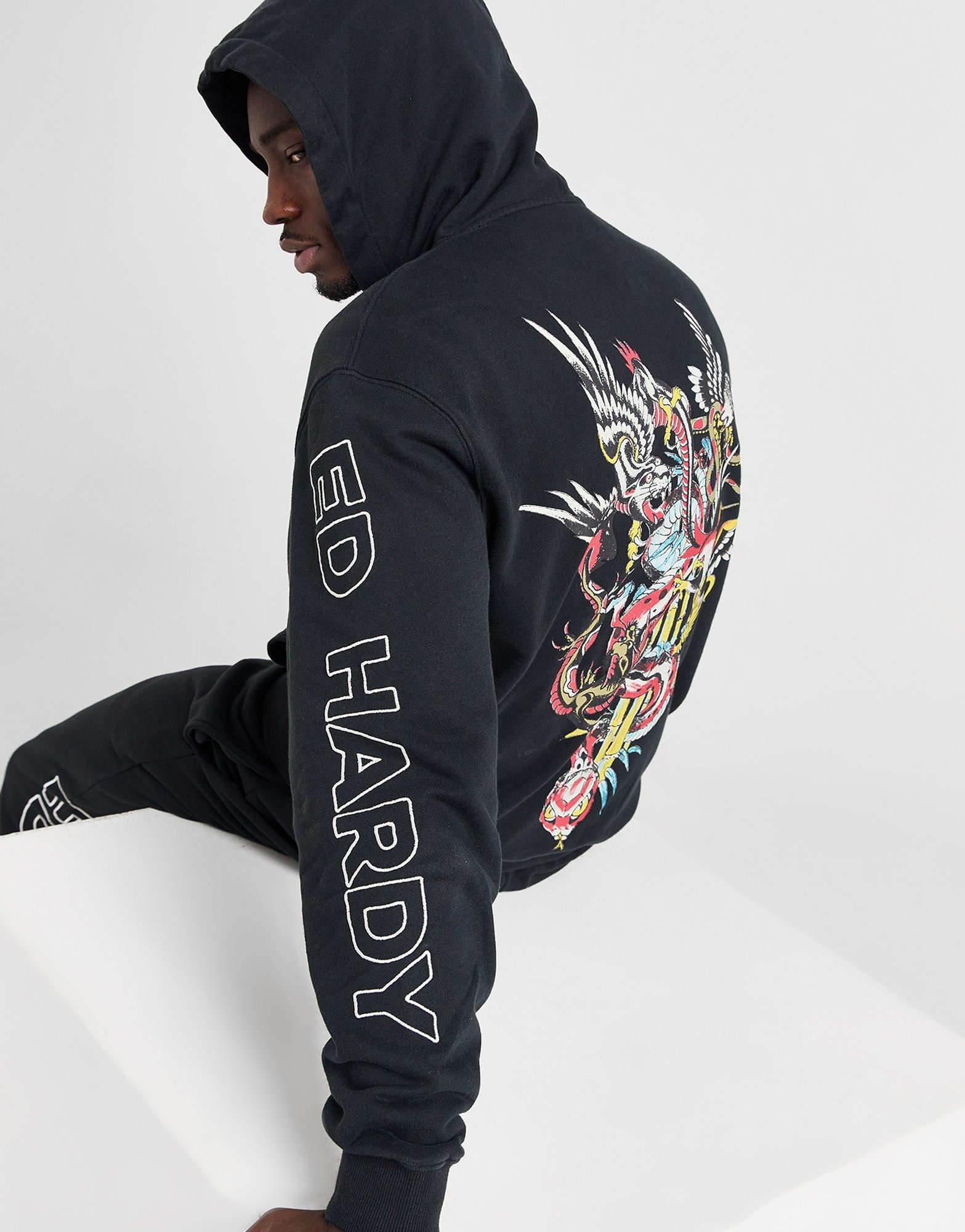 Black net hoodie hotsell