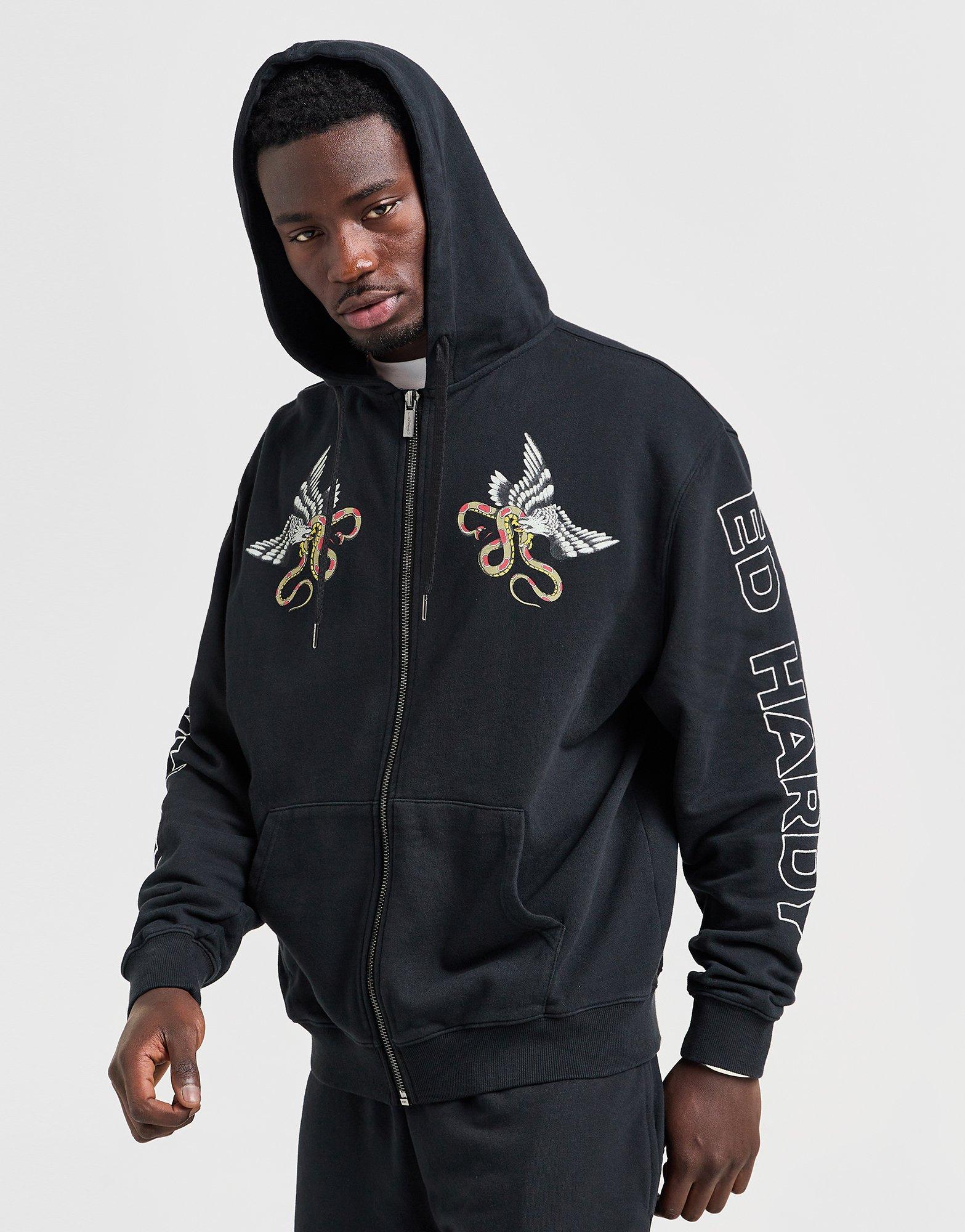 Ed Hardy Battle Hoodie Herr