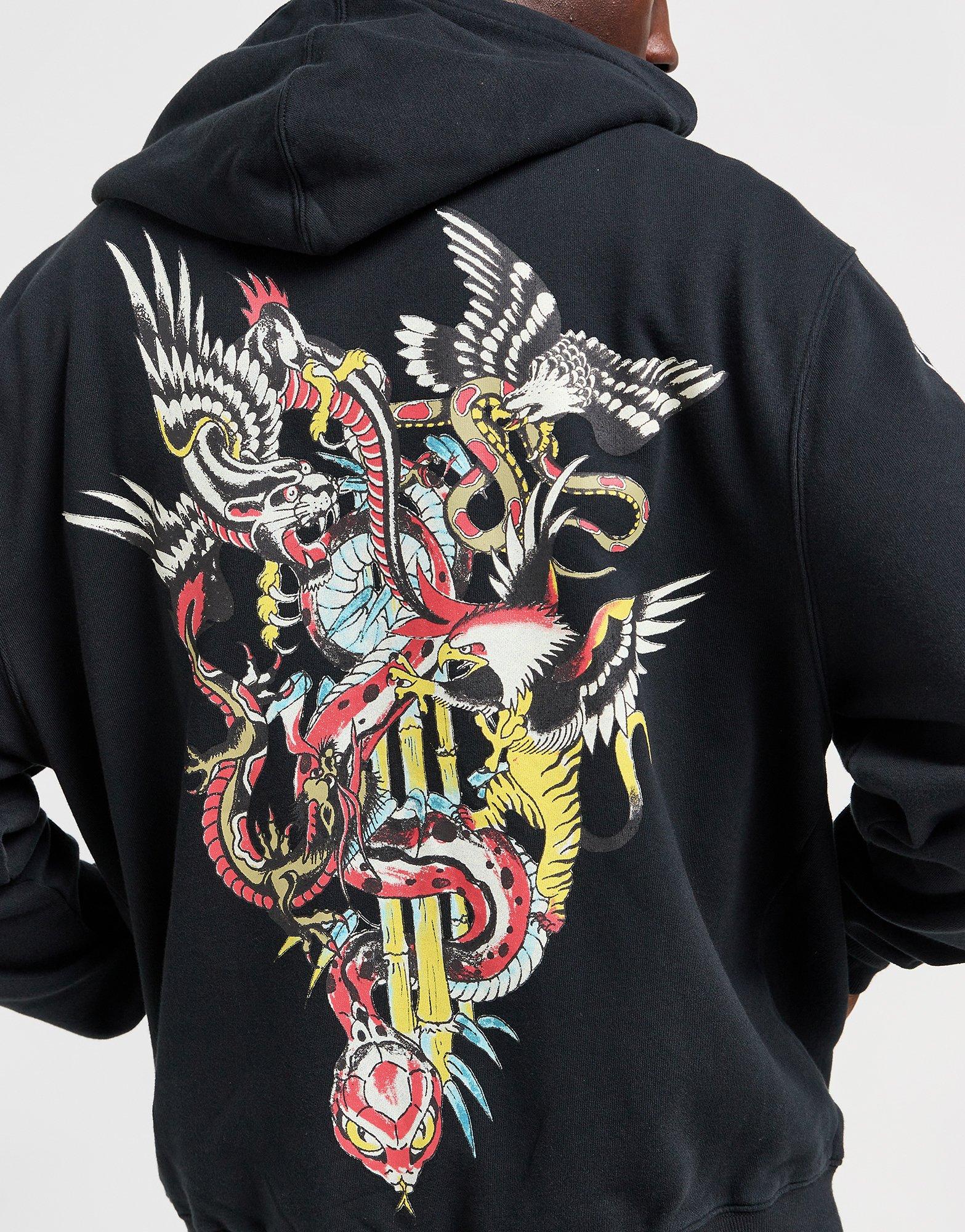 Ed Hardy Battle Hoodie Herr