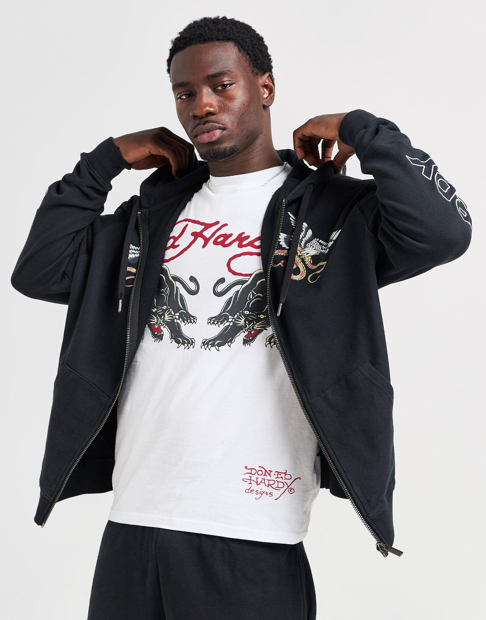 Ed Hardy Battle Hoodie Herr