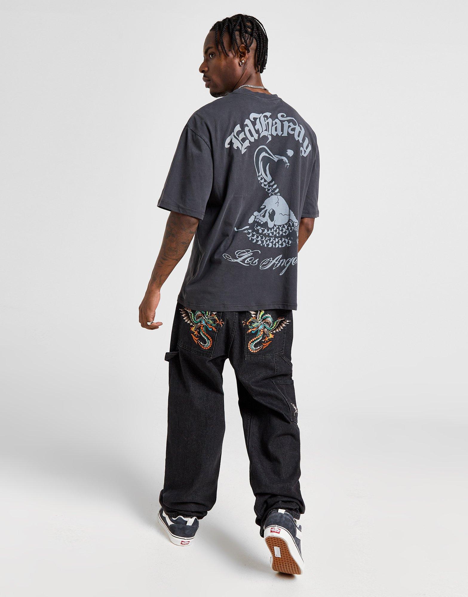 Ed Hardy Acid Wash T-Shirt