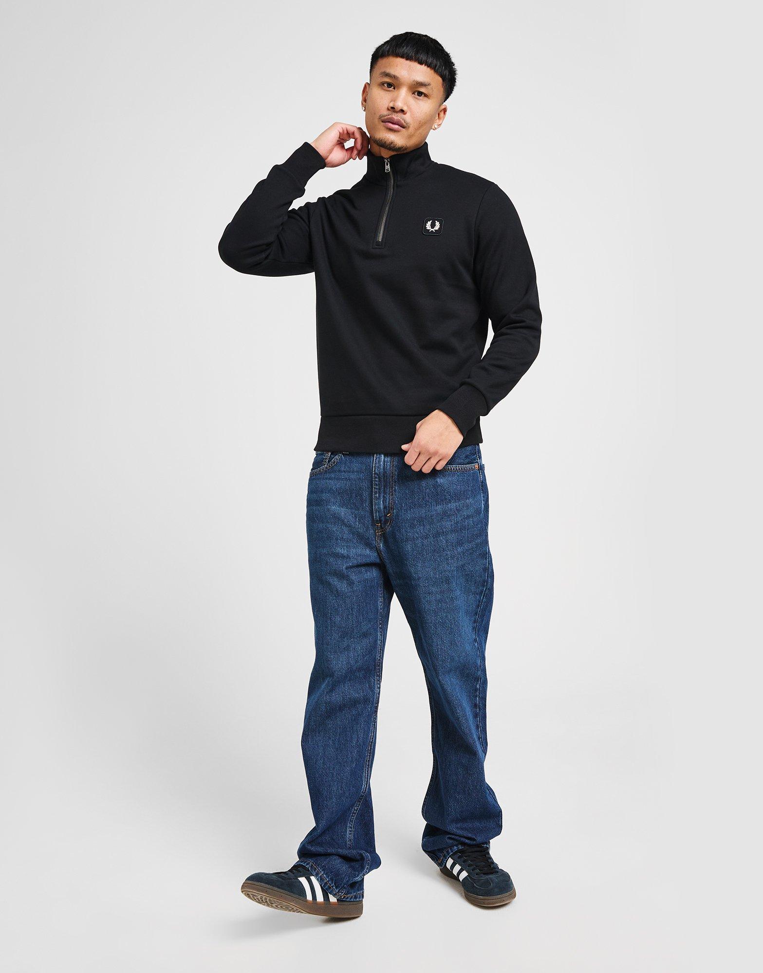 Fred Perry Badge 1/2 Zip Sweatshirt