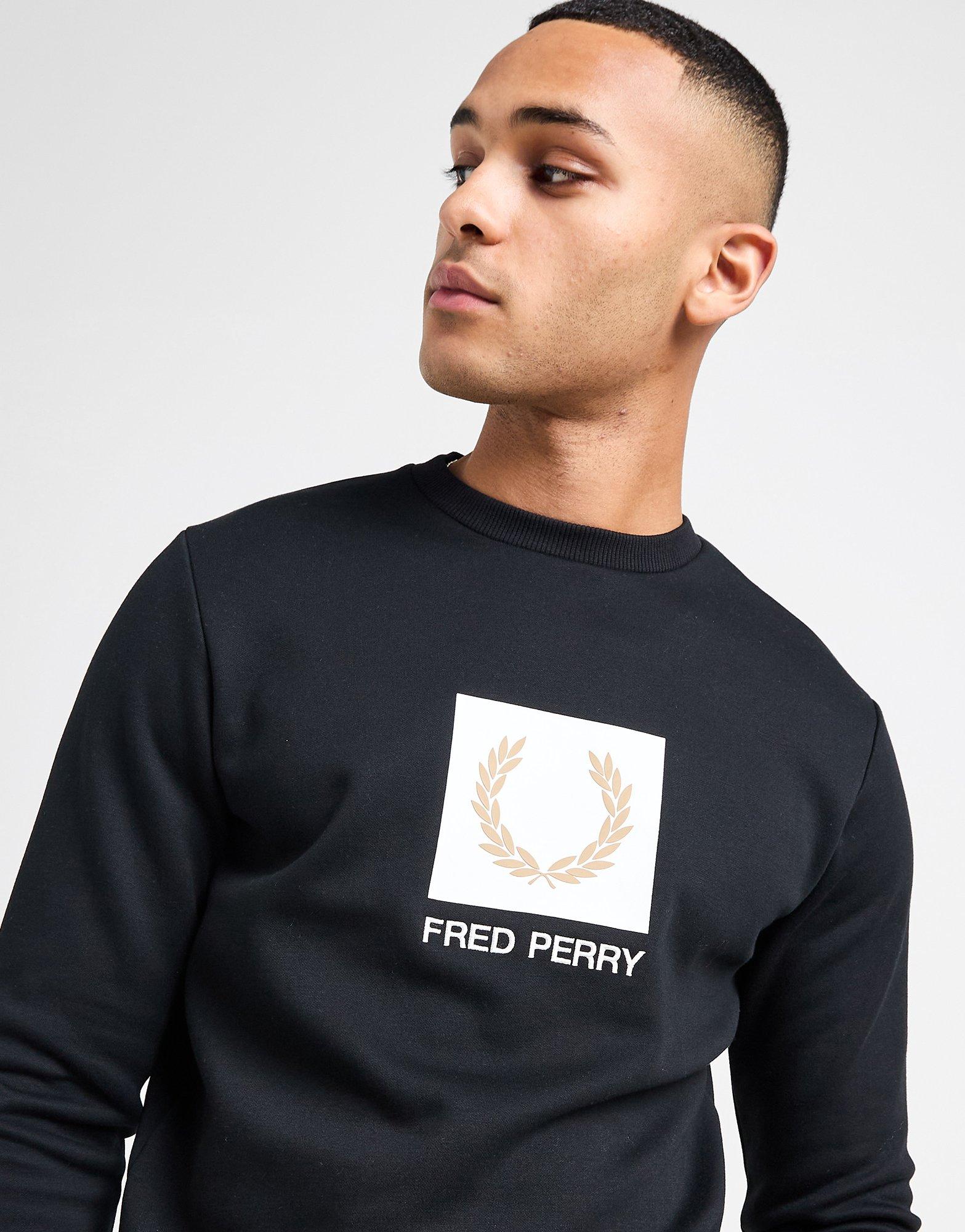 Fred Perry Logo Crew Sweatshirt