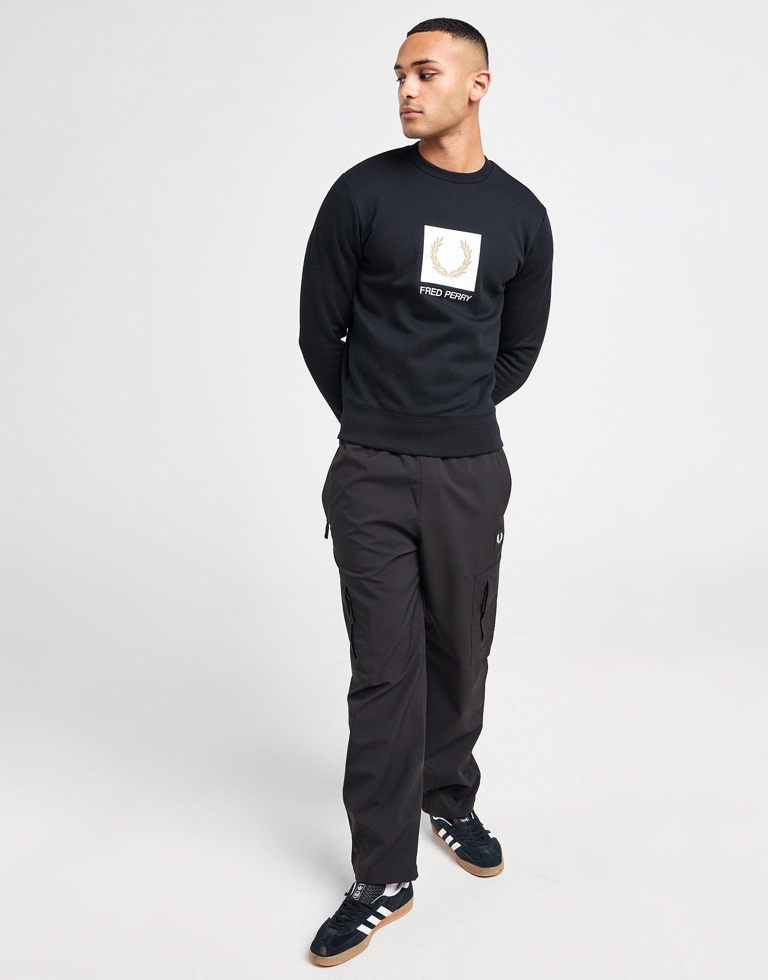 Fred Perry Logo Crew Sweatshirt
