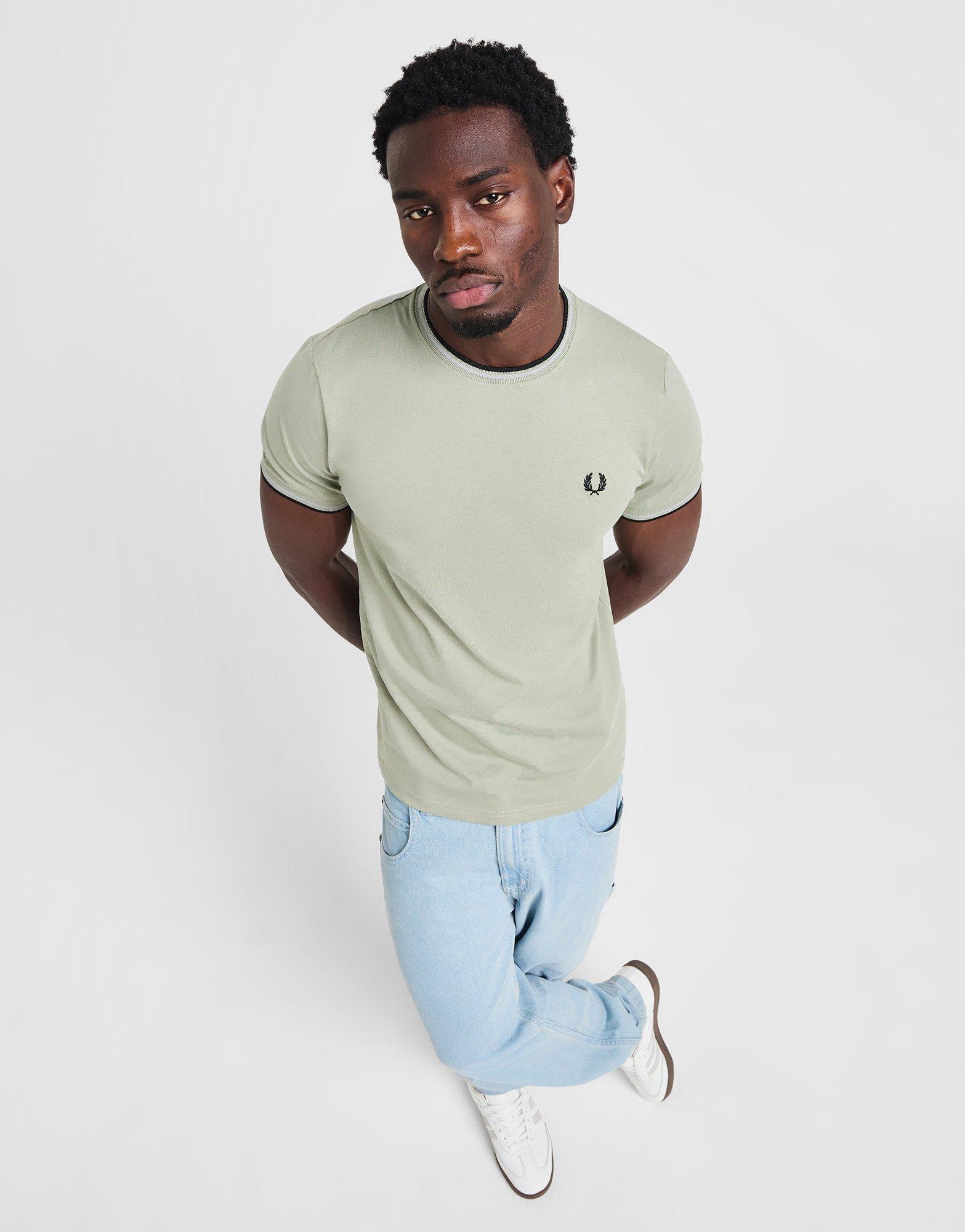 Fred Perry T-Shirt Double Liseré Homme
