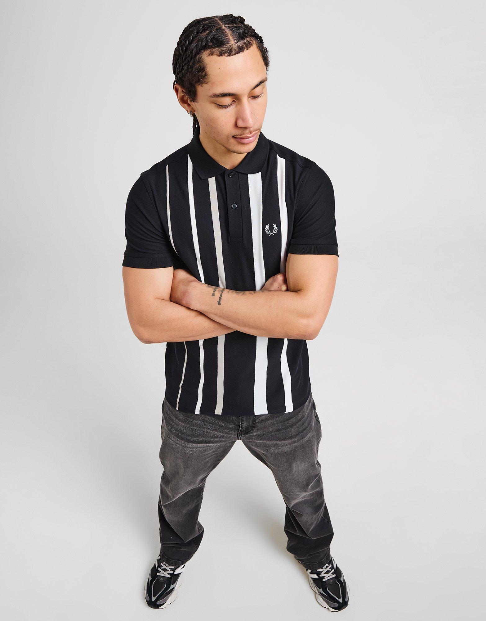 Fred Perry Polo à Rayures Verticales