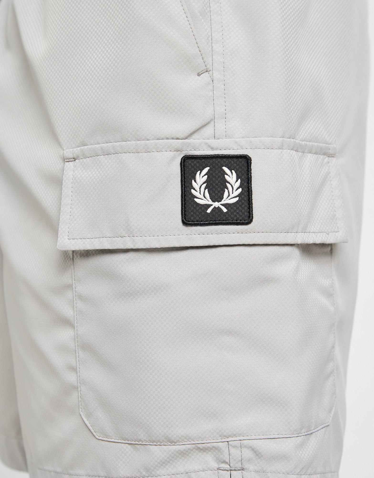 Fred Perry Badge Cargo Swim Shorts