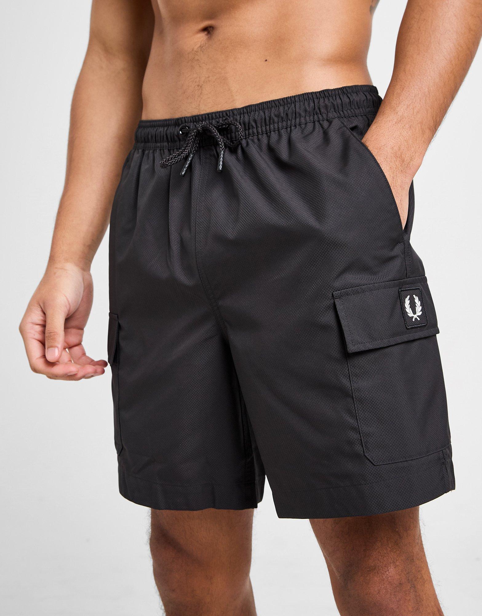 Cargo Swim Mens Black Swim Shorts Uk Marshall Artist Carico Swim
