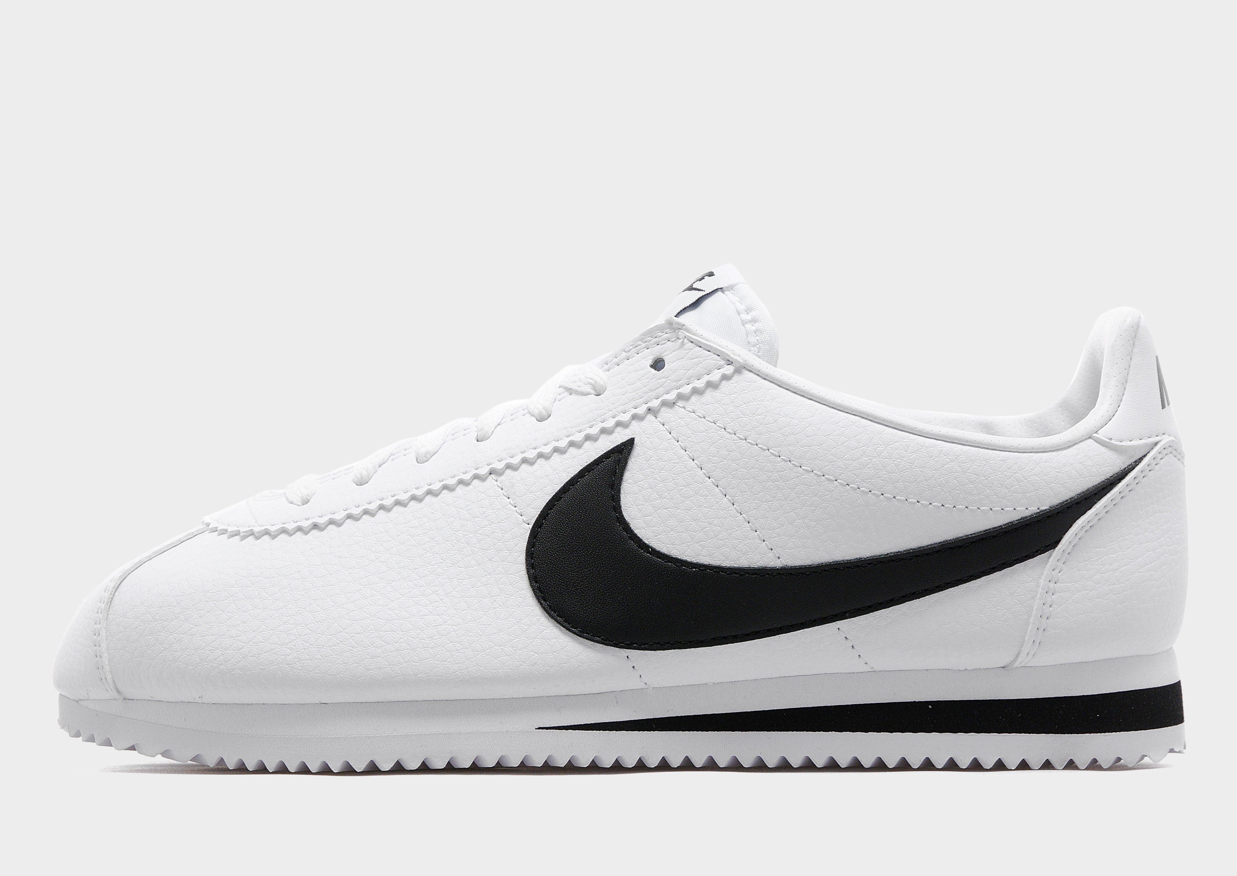 nike cortez grey leather