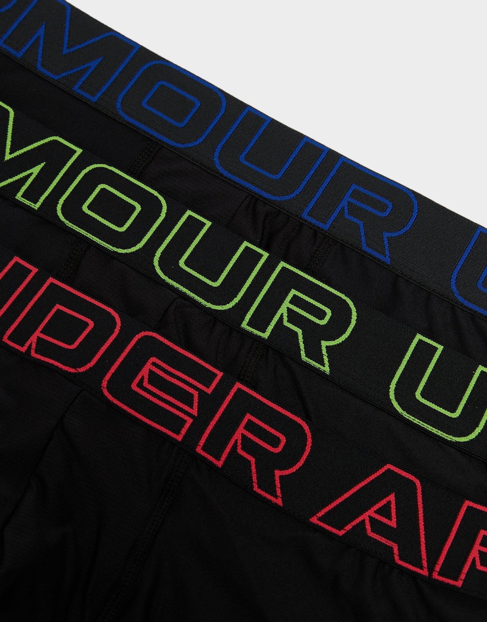 Black Under Armour 3-Pack Boxers - JD Sports NZ Black Under Armour 3-Pack Boxers - JD Sports NZ