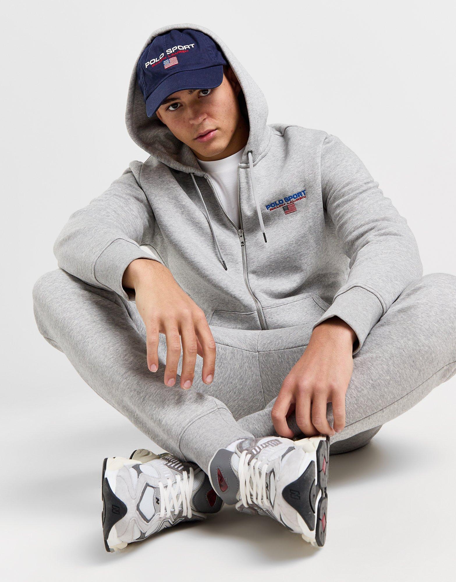 Polo Sport Felpa con Cappuccio Full Zip Small Logo
