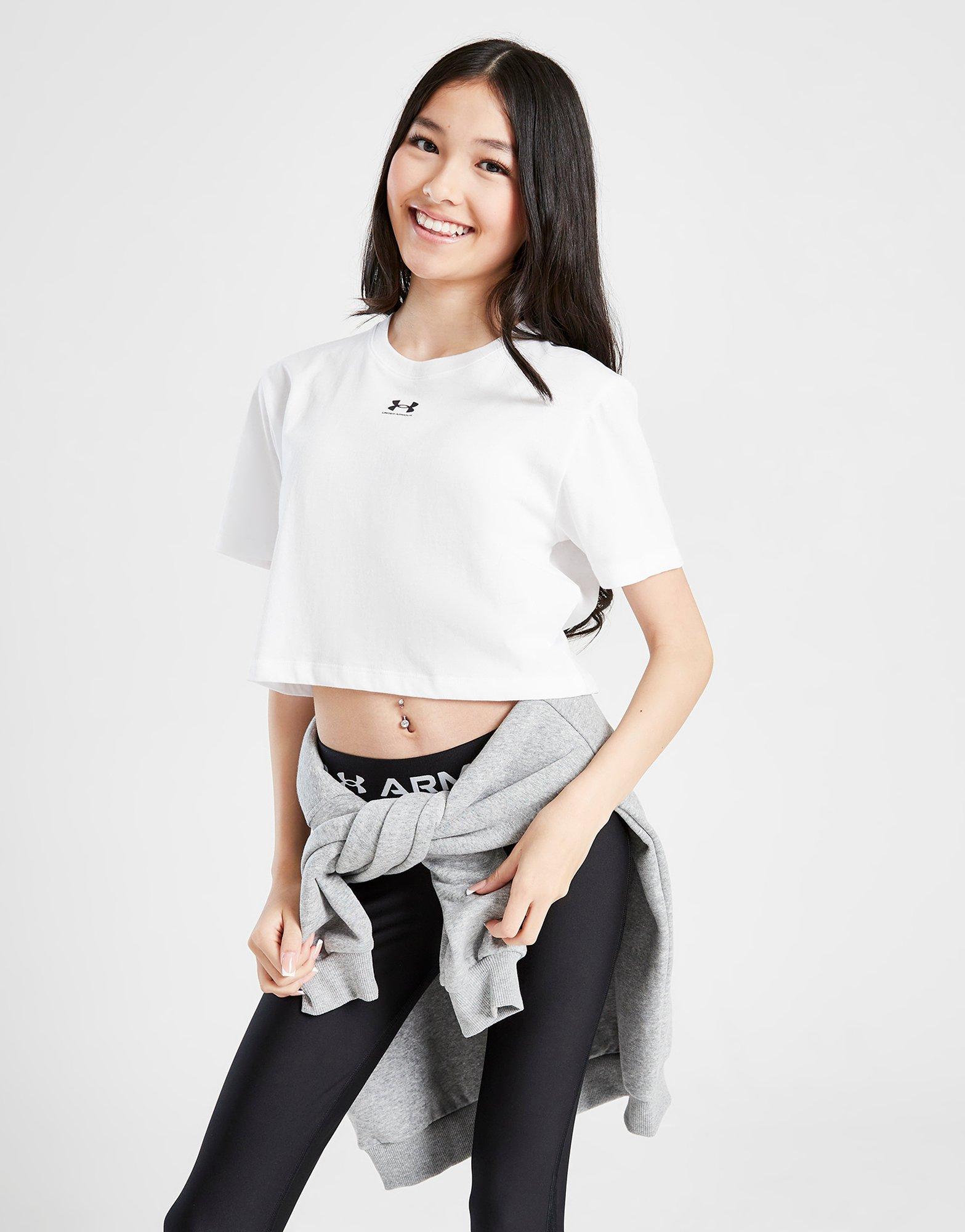 Under Armour Girls' Small Logo T-Shirt Junior