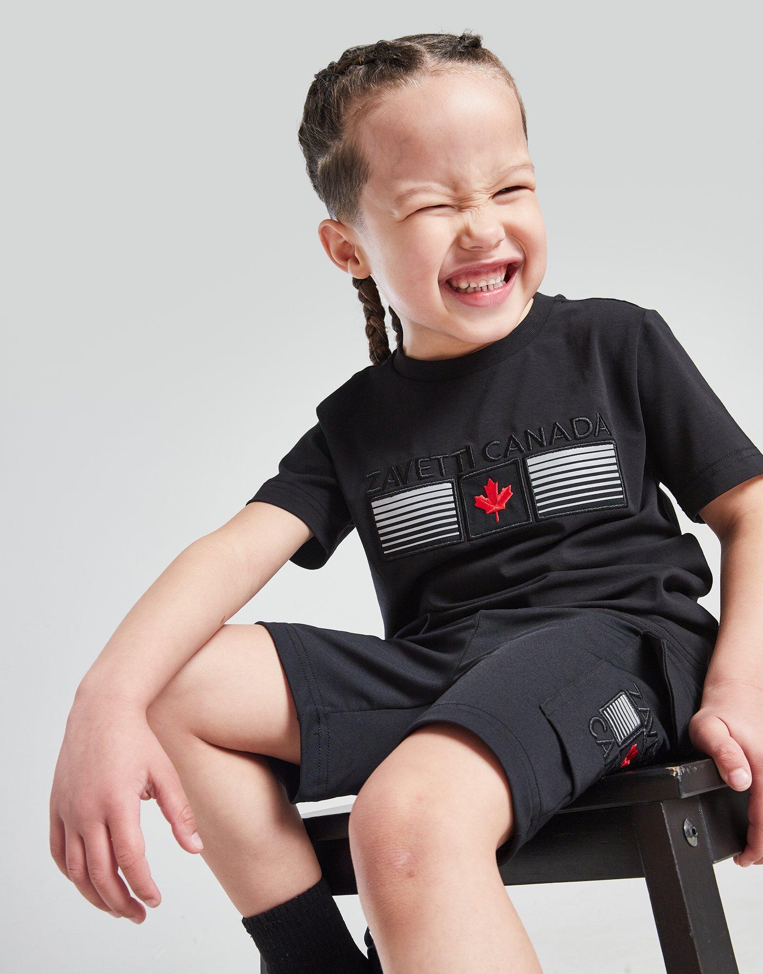 Zavetti Canada Ovicini Reflective T-Shirt/Shorts Set Children