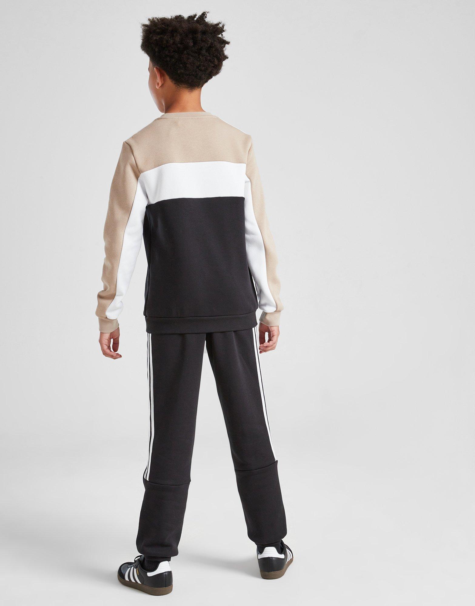 adidas Badge Of Sport Colour Block Tracksuit Junior