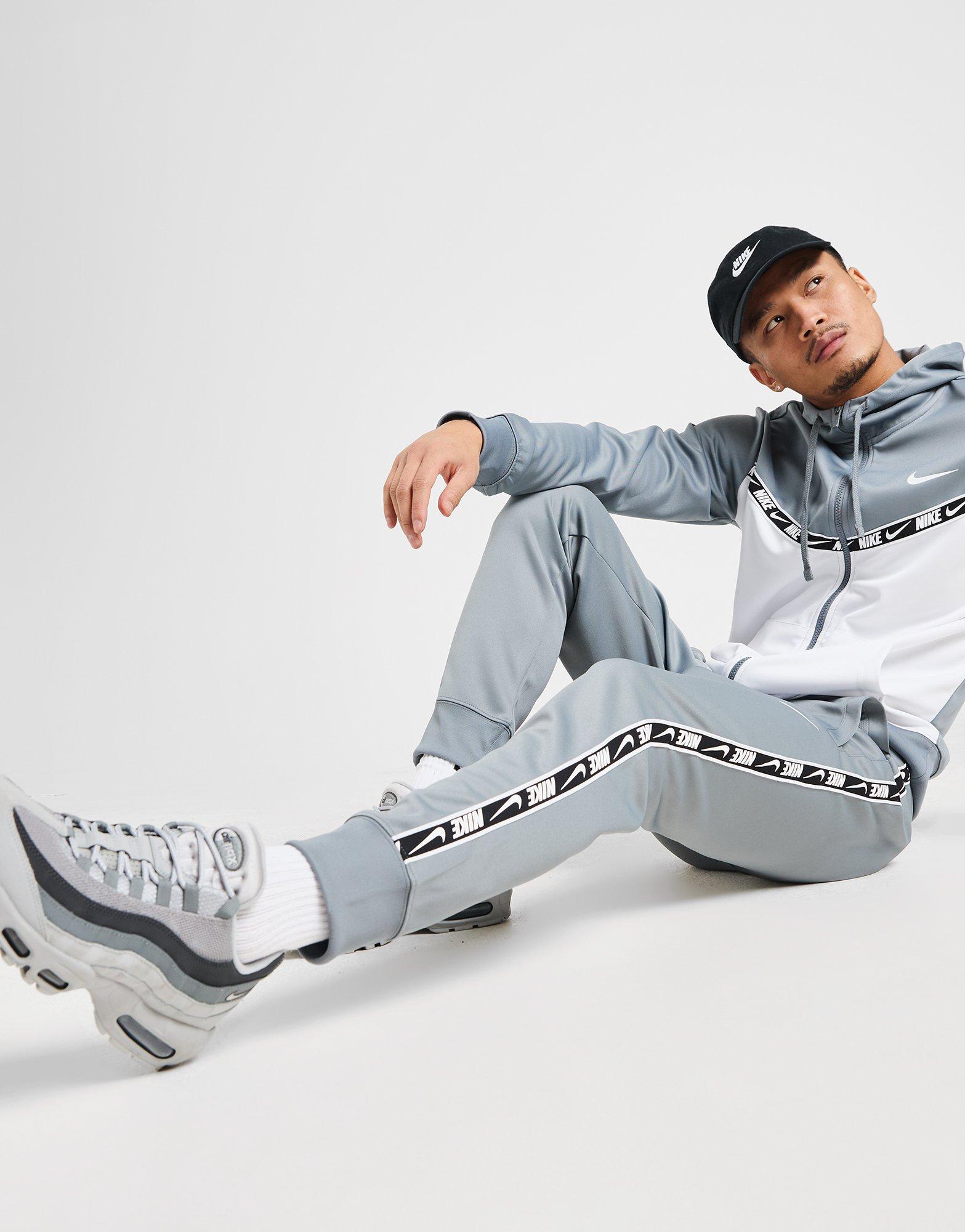 Grey Nike Tape Polyknit Track Pants - JD Sports Global