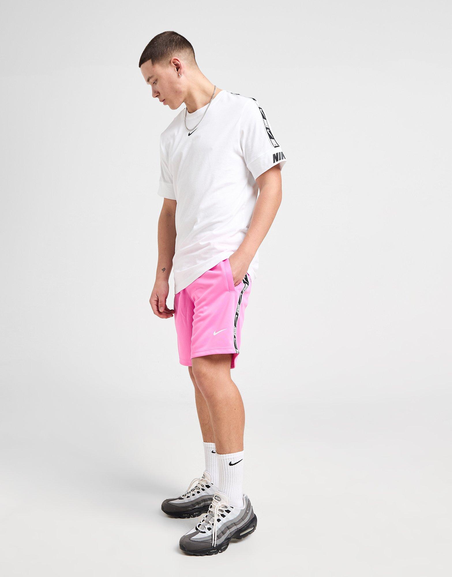 White Nike Repeat Tape T-Shirt - JD Sports Global