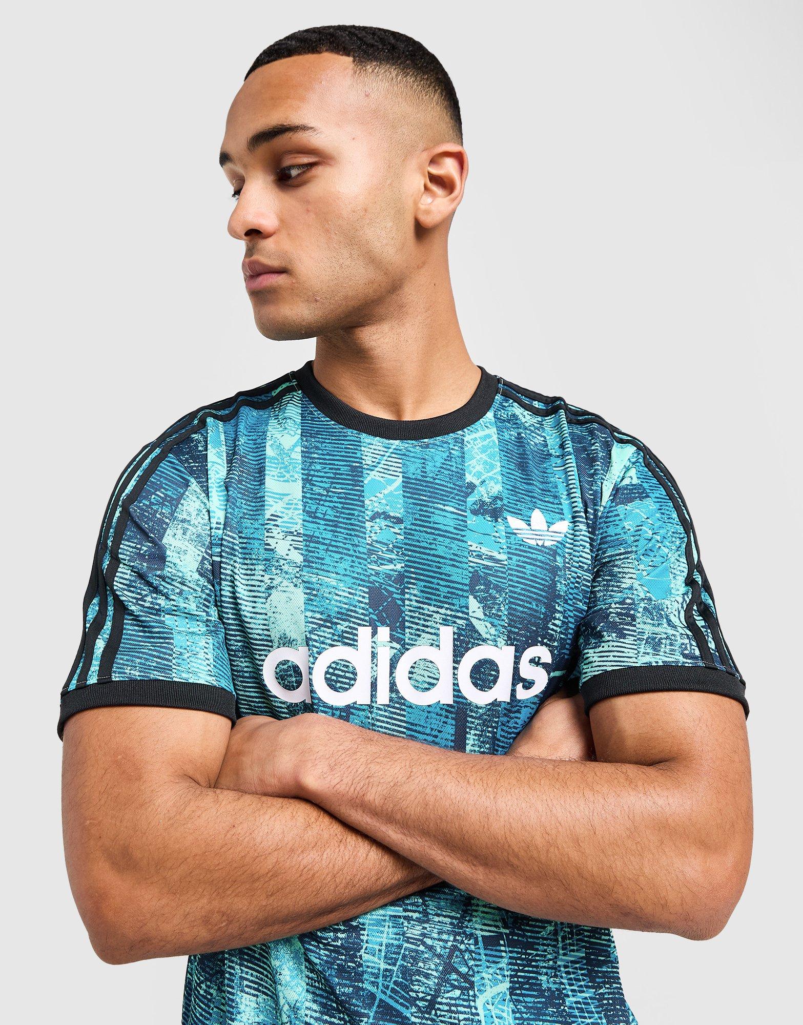 Blue adidas Originals Football T-Shirt JD Sports Australia