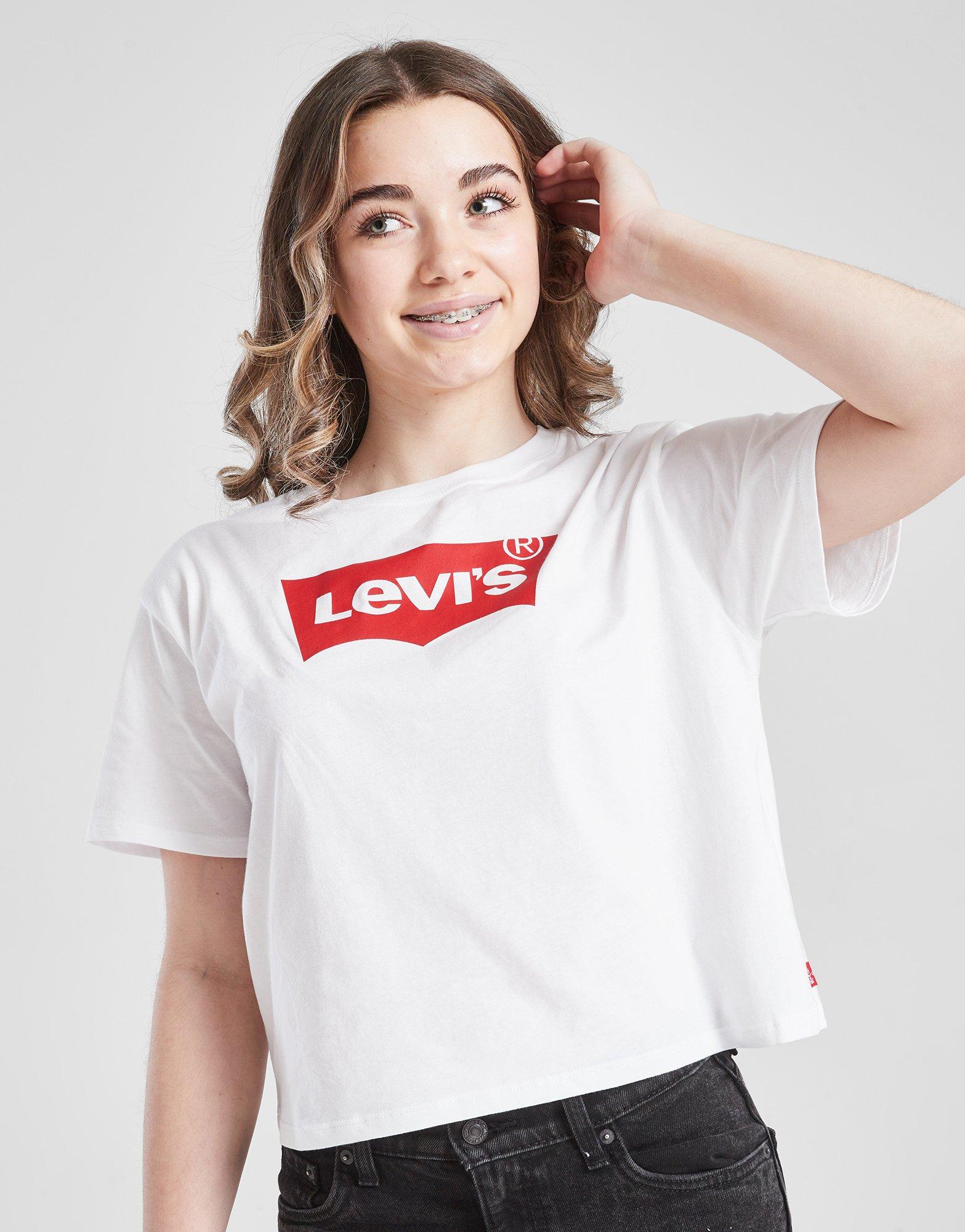 LEVI'S Girls' Batwing Logo T-Shirt Junior