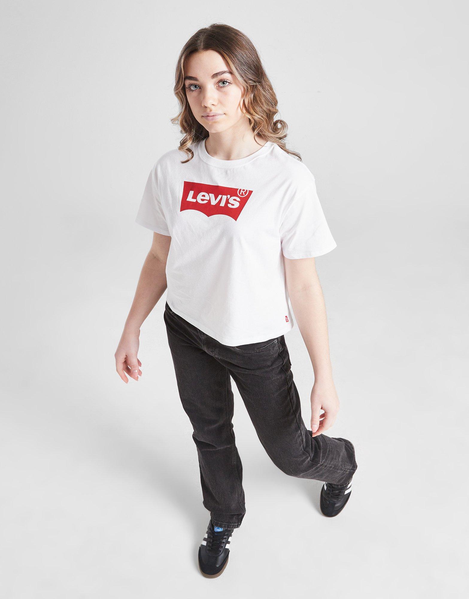 LEVI'S Girls' Batwing Logo T-Shirt Junior