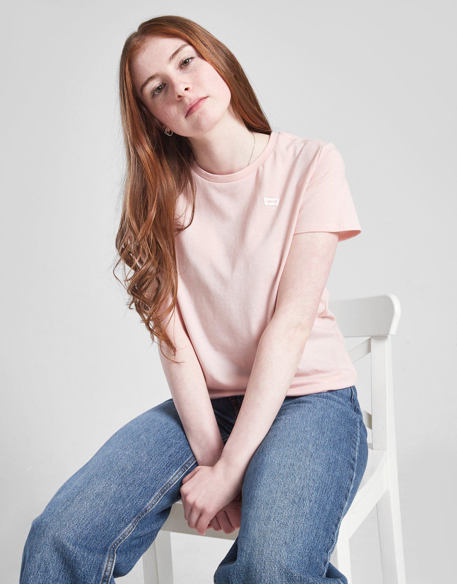 Levi's Meisjes T-Shirt LVG SS Batwing Tee Zacht Katoen Met