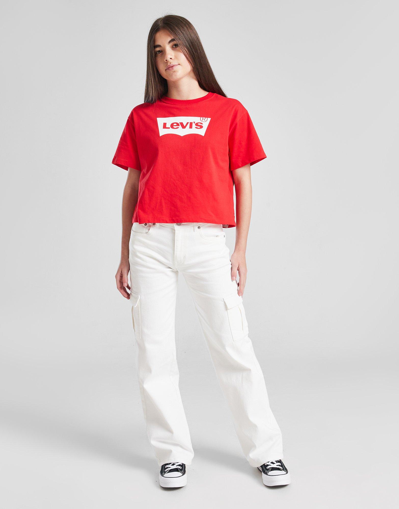 LEVI'S Girls' Baggy Cargo Jeans Junior