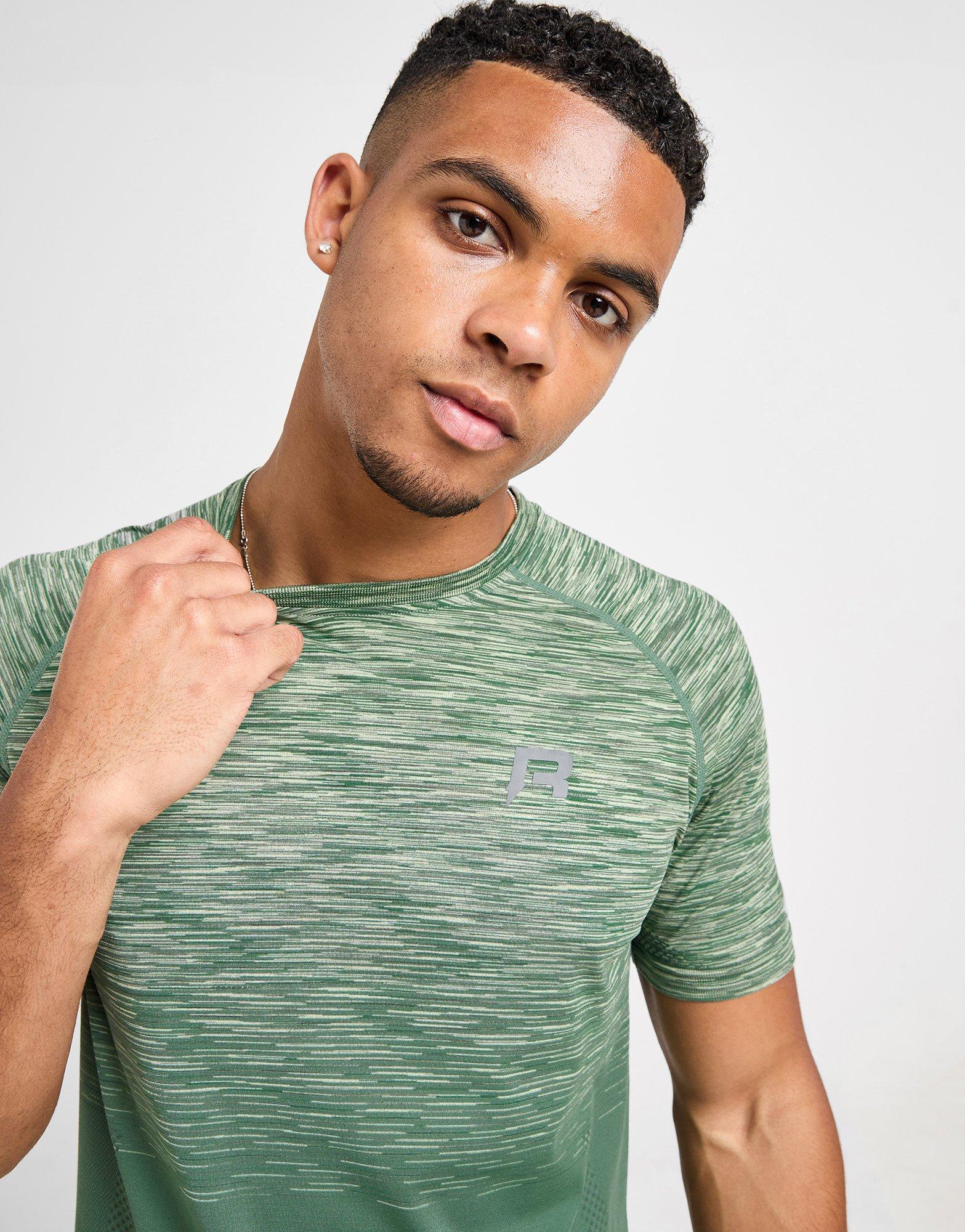 Tシャツ・カットソー REPRESENT Men T Shirts MLM41210 39 green Green Reprimo Axis Seamless T-Shirt - JD Sports Global