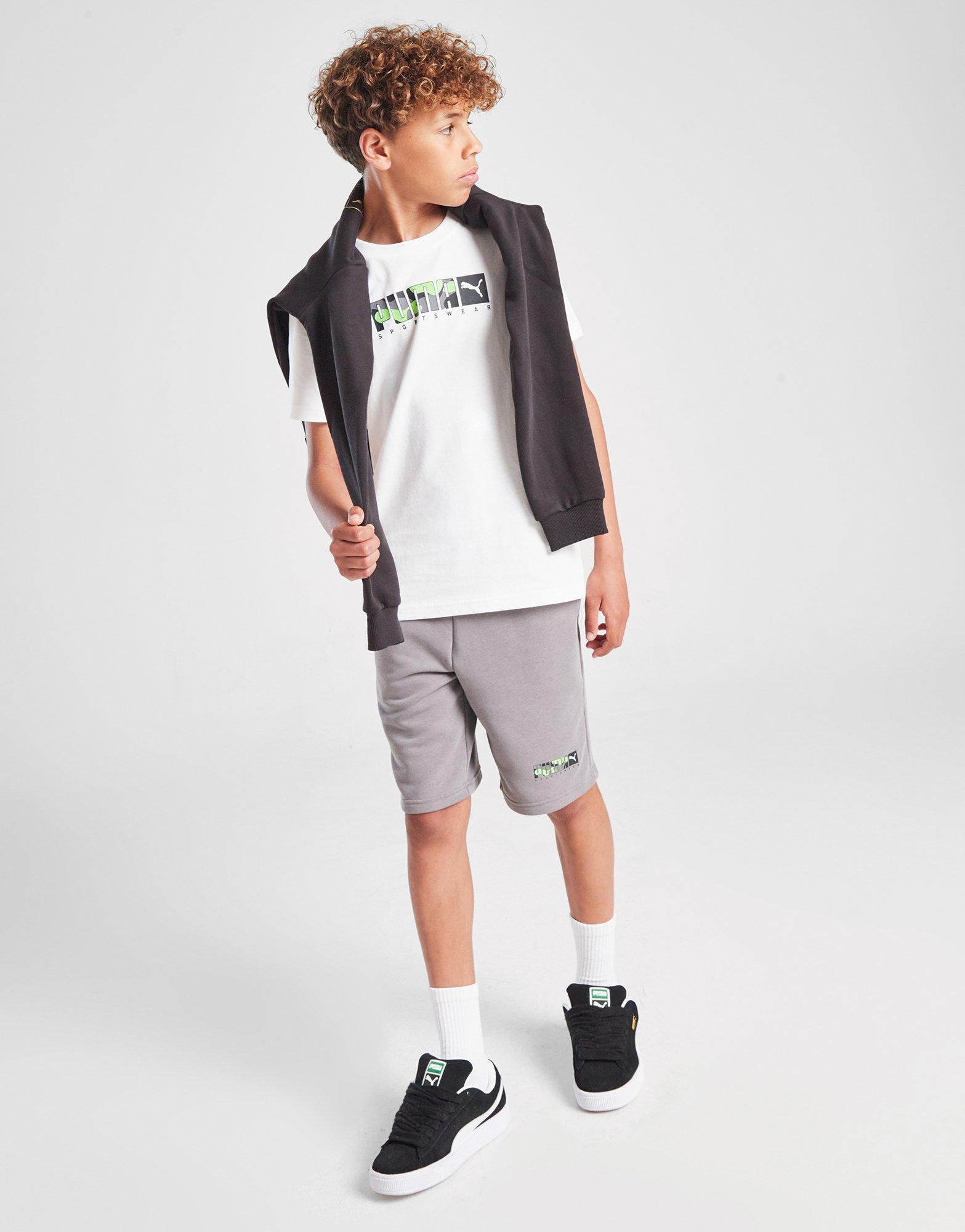 PUMA Camo Logo Shorts Junior