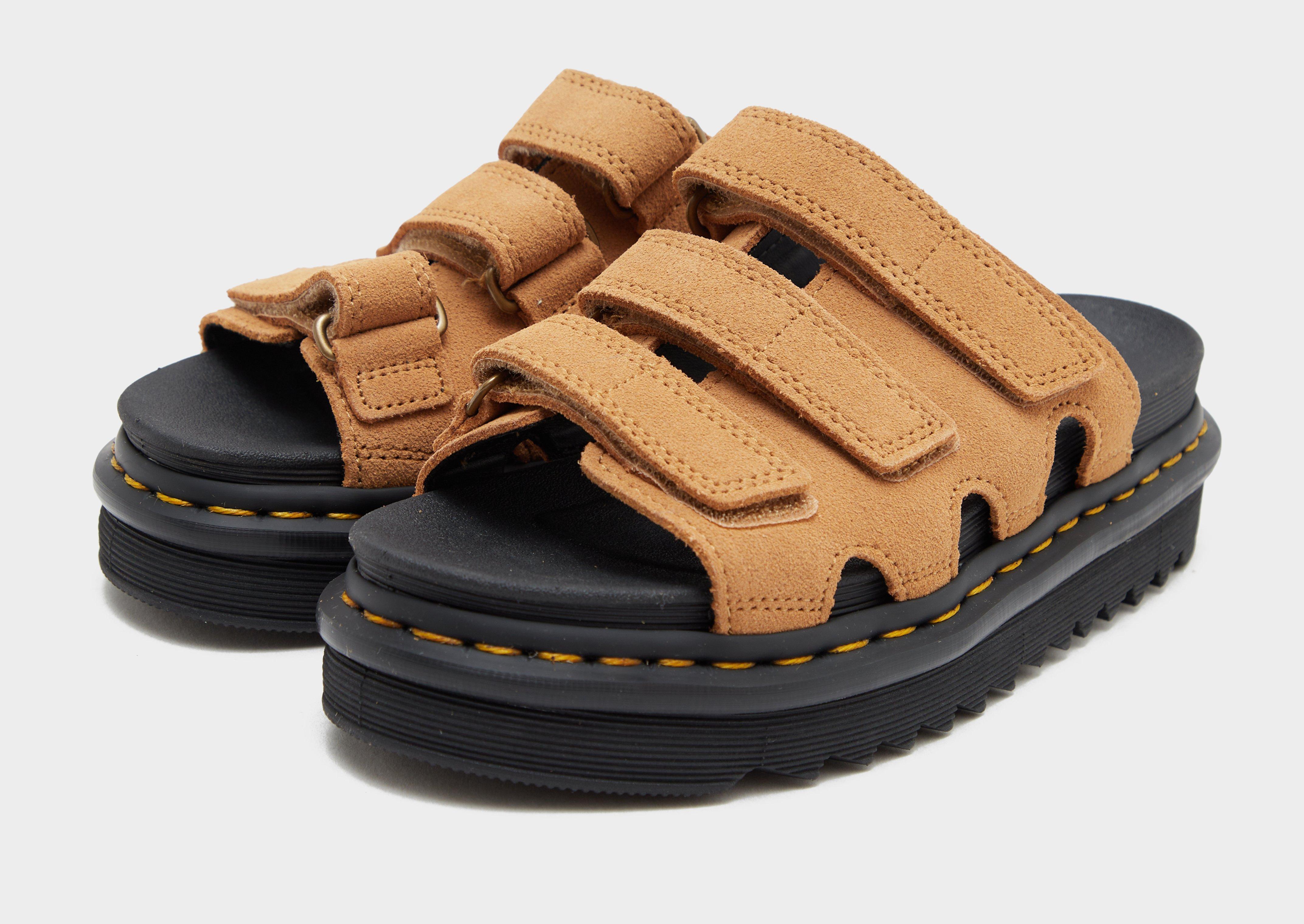 Brown Dr. Martens Raine Slides Women's - JD Sports Global