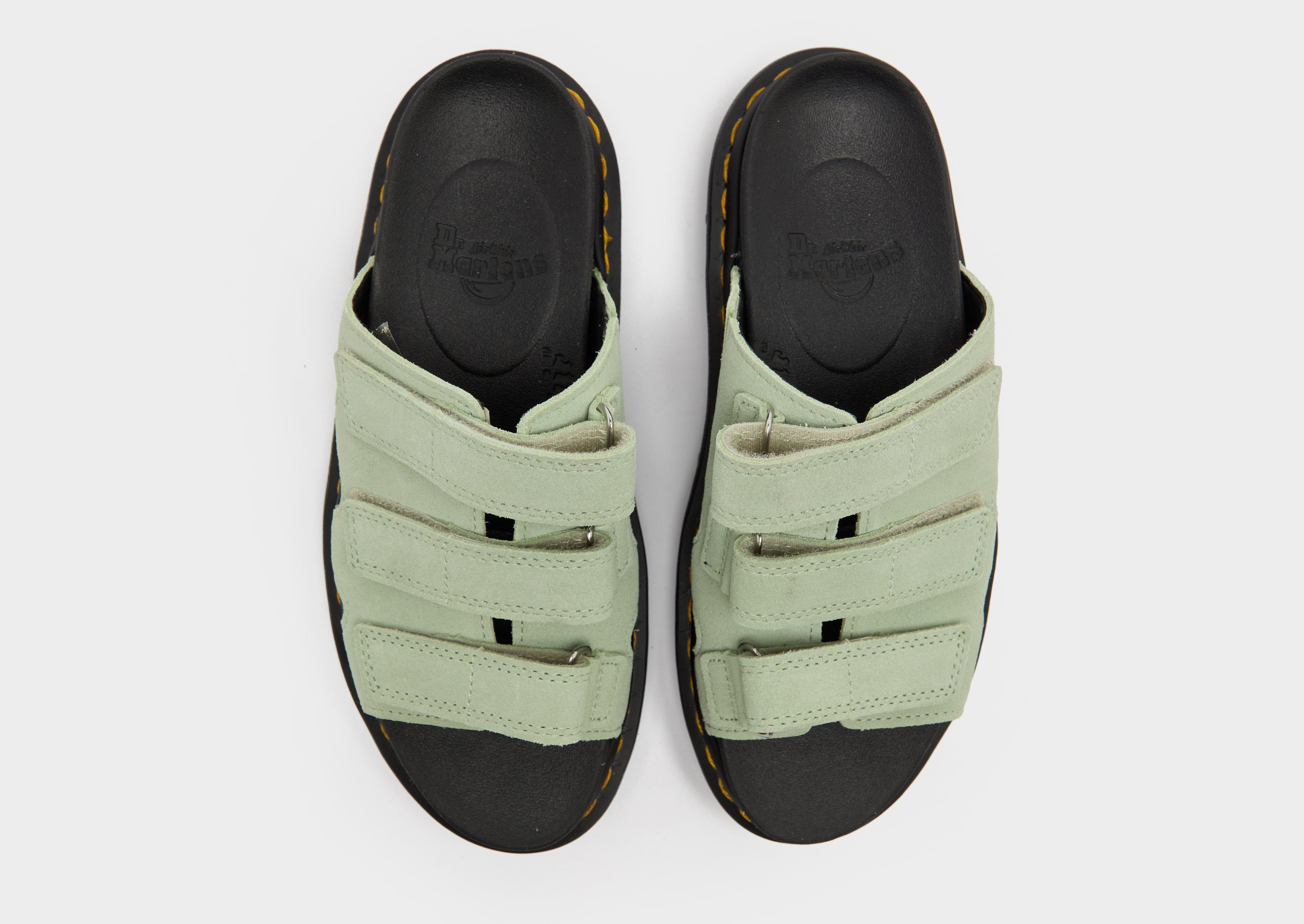 Green Dr. Martens Raine Slides Women's - JD Sports Global