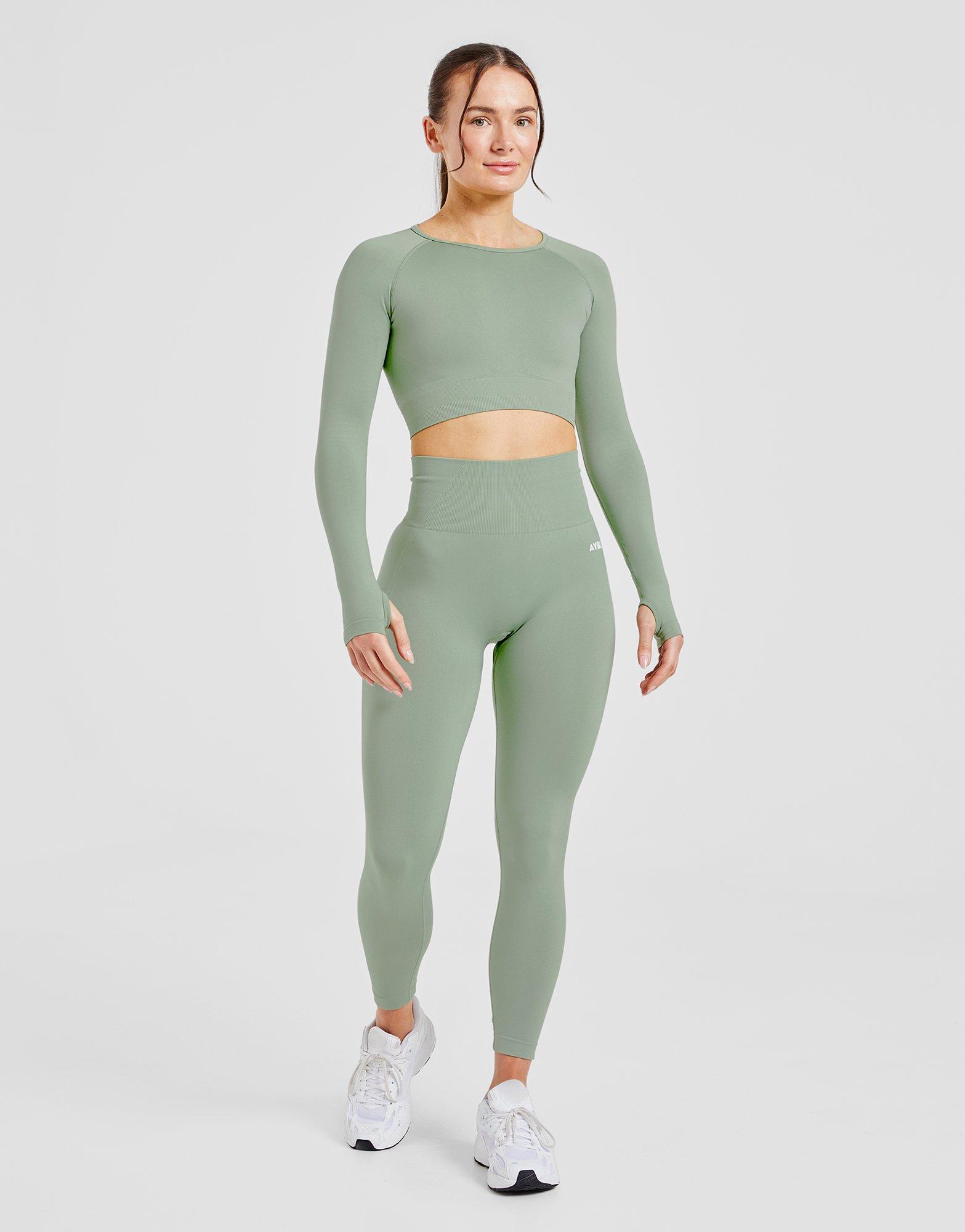 AYBL Empower Seamless Long Sleeve Crop Top