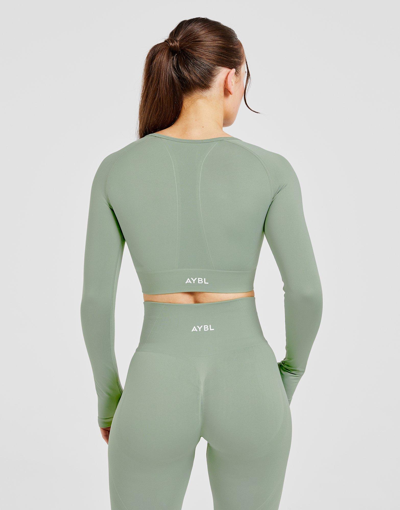 AYBL Empower Seamless Long Sleeve Crop Top