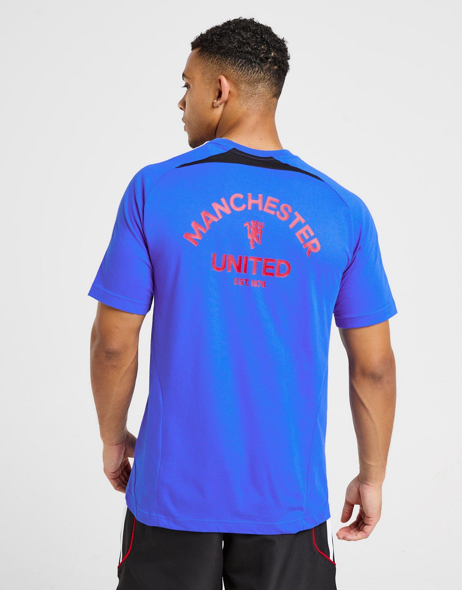 Manchester United adidas シャツ 青 adidas Men's Blue Manchester United 1988-90 Third Jersey