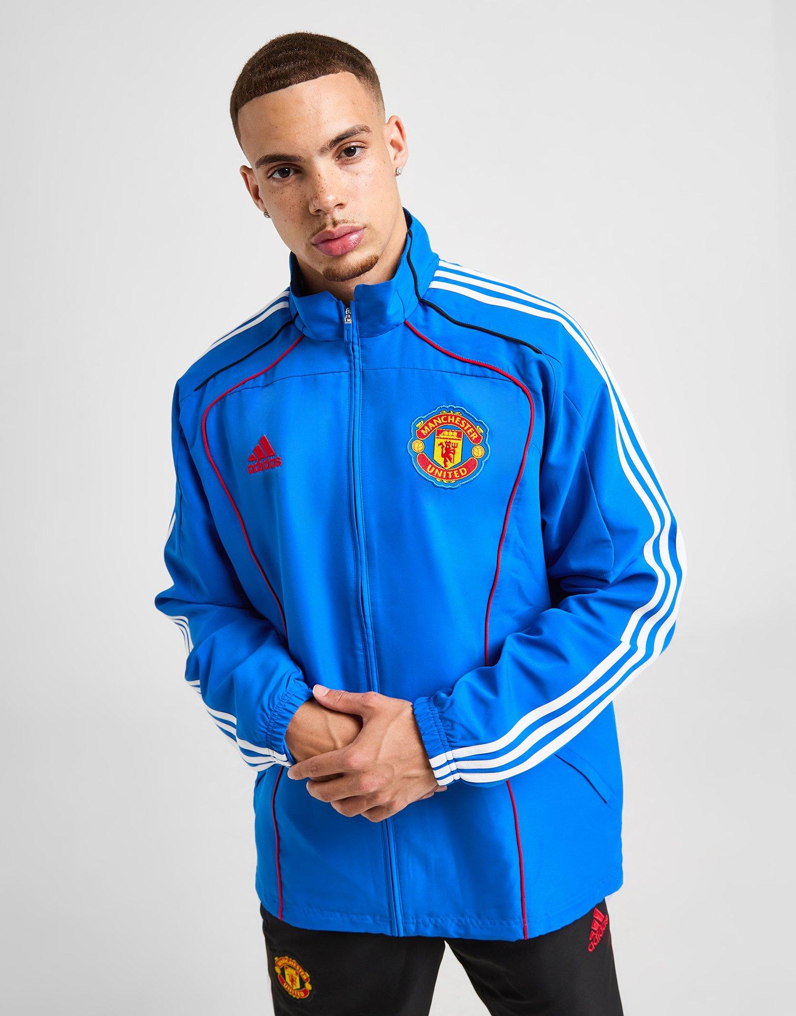 Blue adidas Manchester United FC UBP Track Top - JD Sports