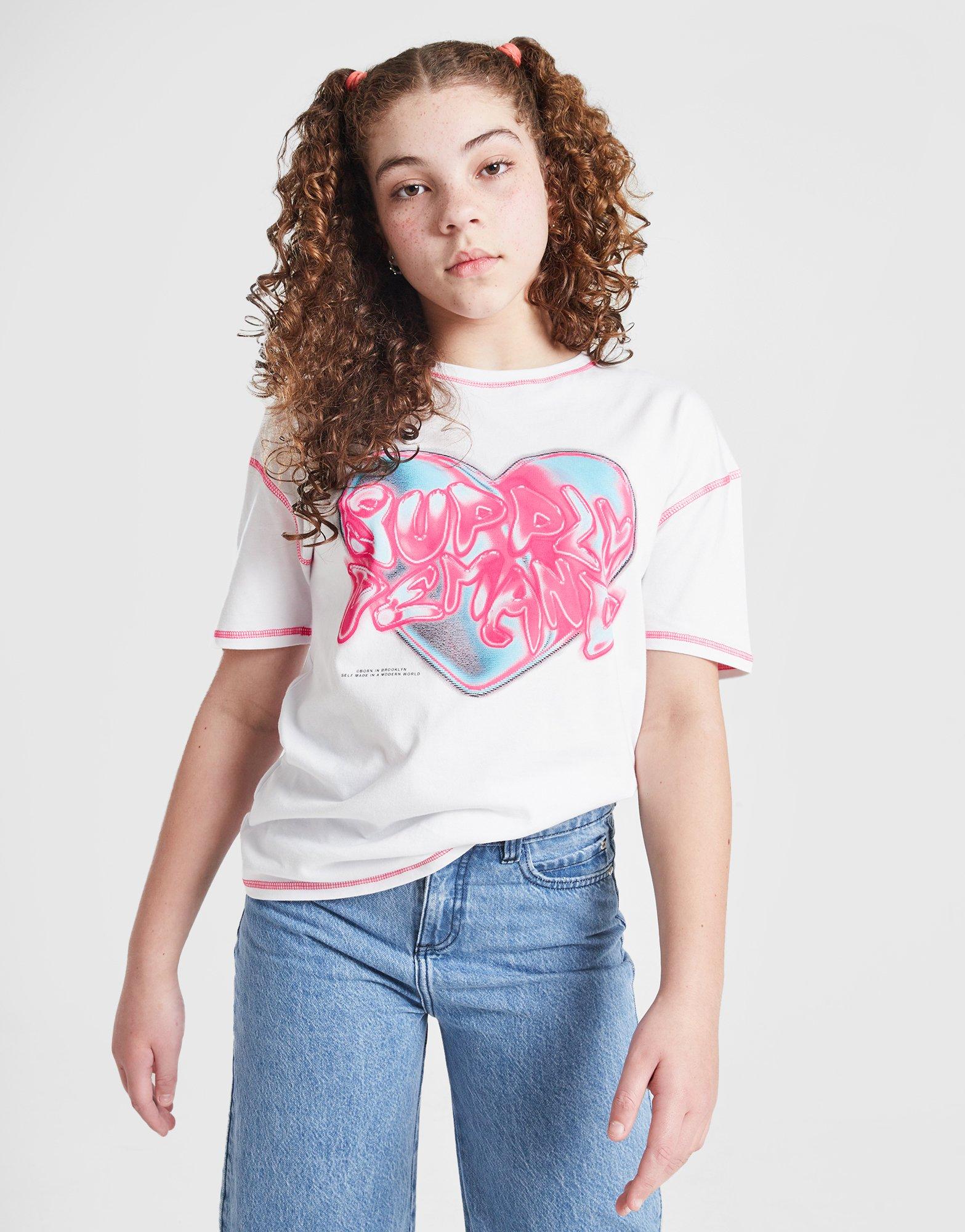 Supply & Demand Girls' Heart T-shirt Junior