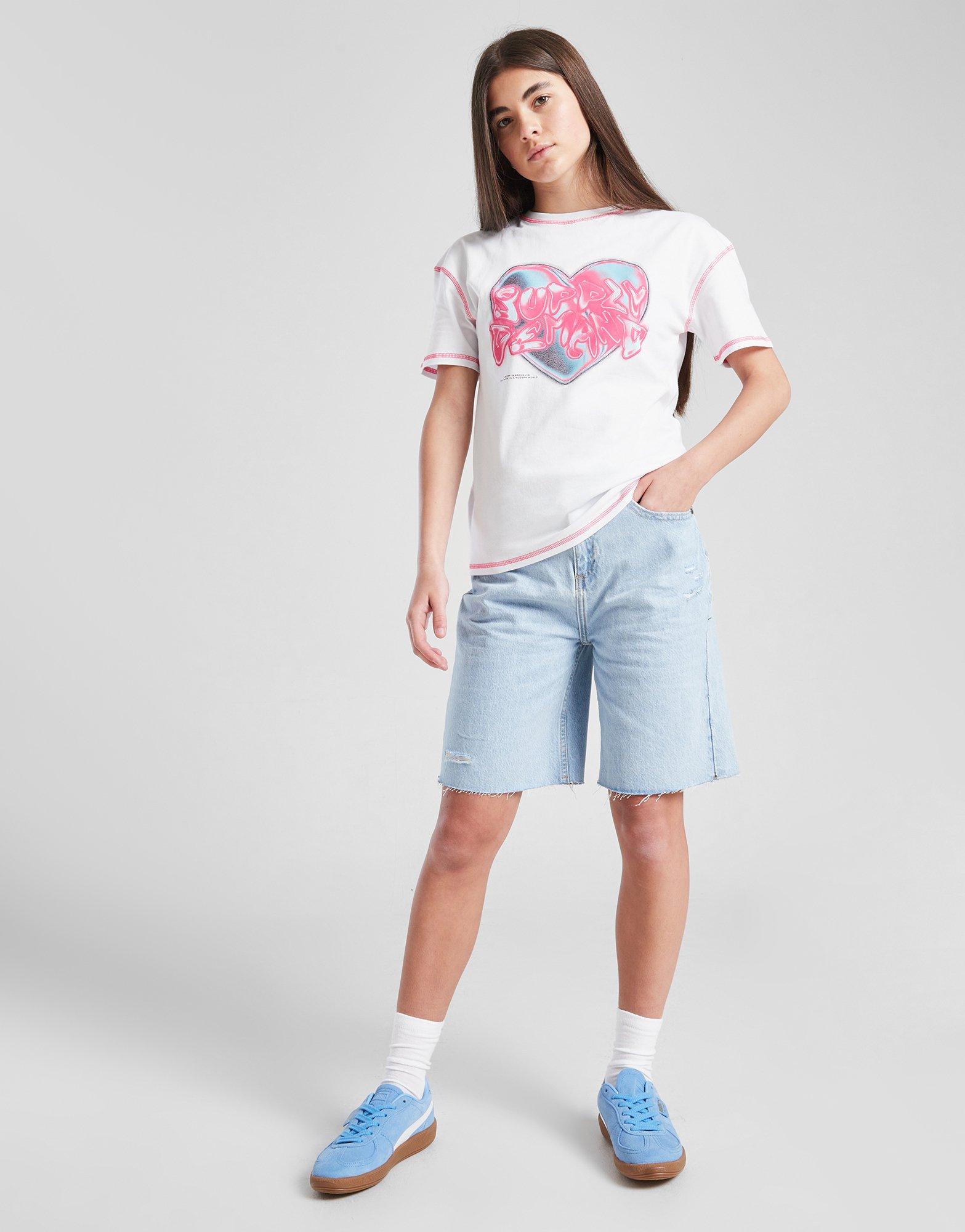 Supply & Demand Girls' Mod Box Jorts Junior